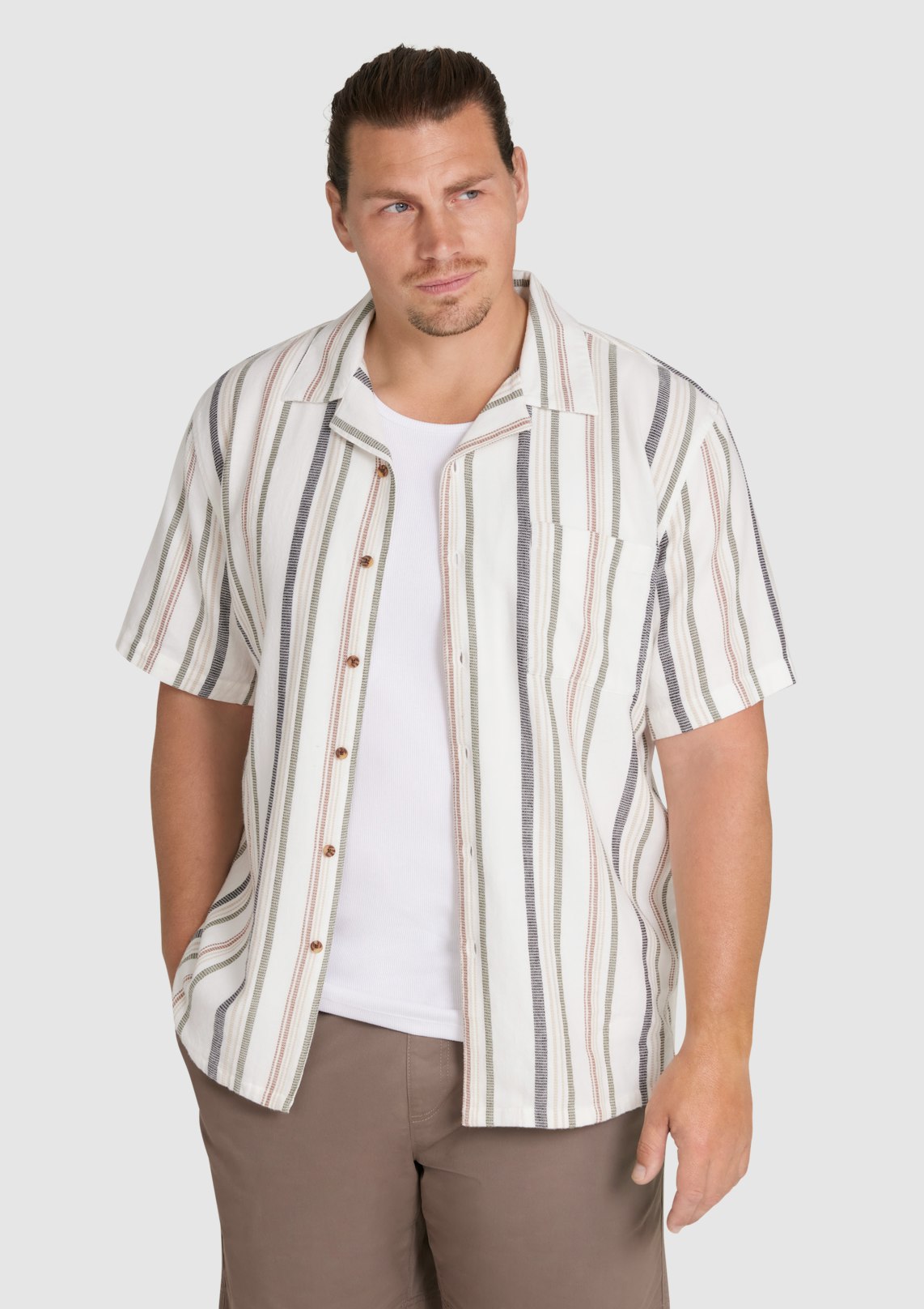 Figaro Relaxed Stripe Shirt