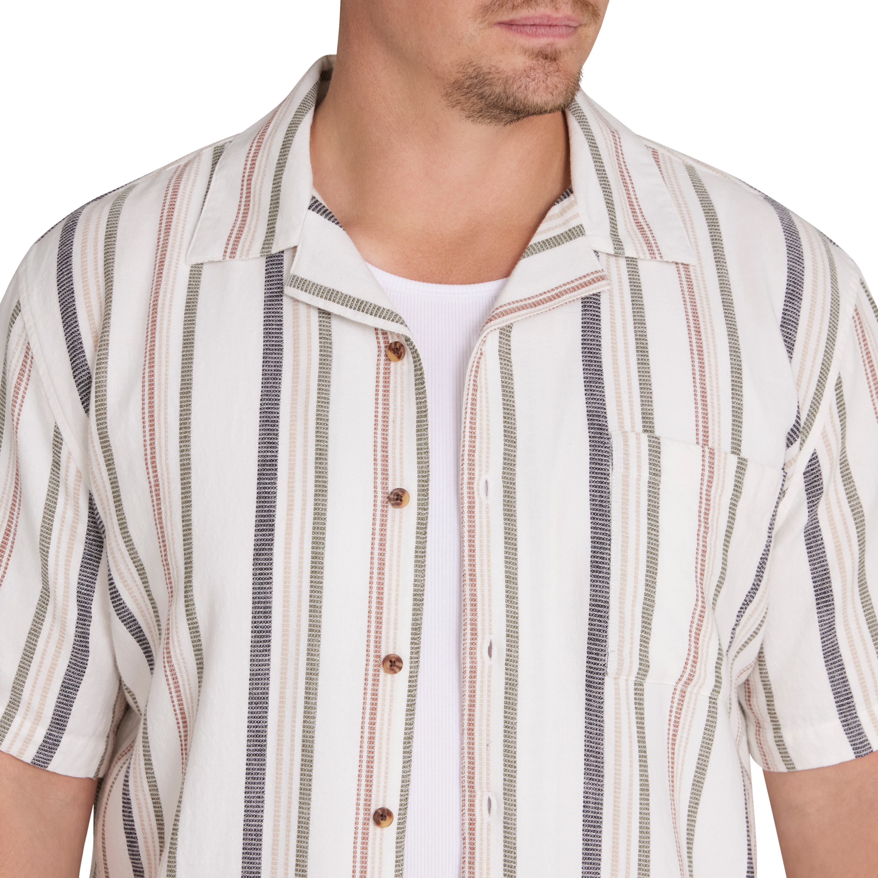 Figaro Relaxed Stripe Shirt