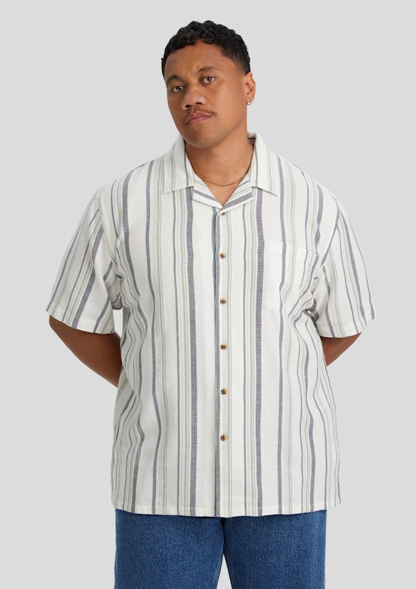 Figaro Relaxed Stripe Shirt