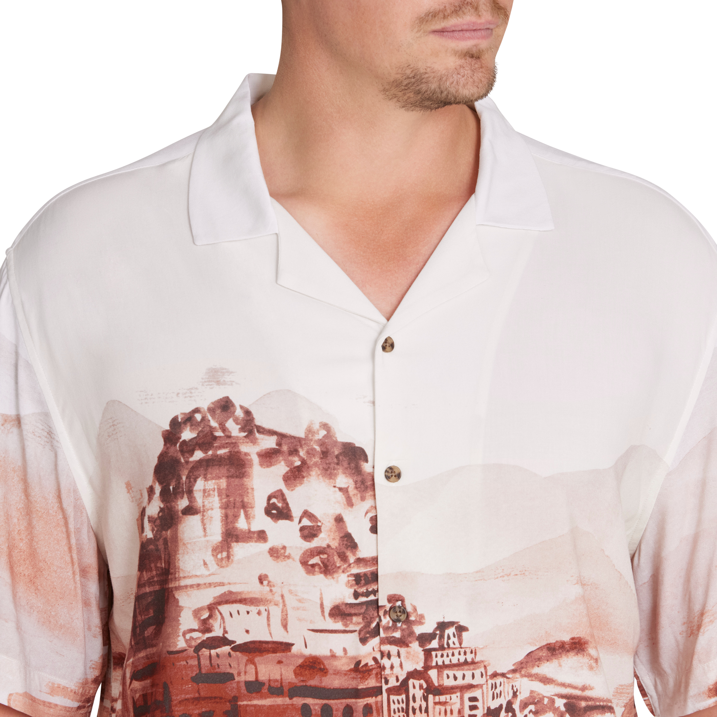Ecru Destination Relaxed Fit Shirt