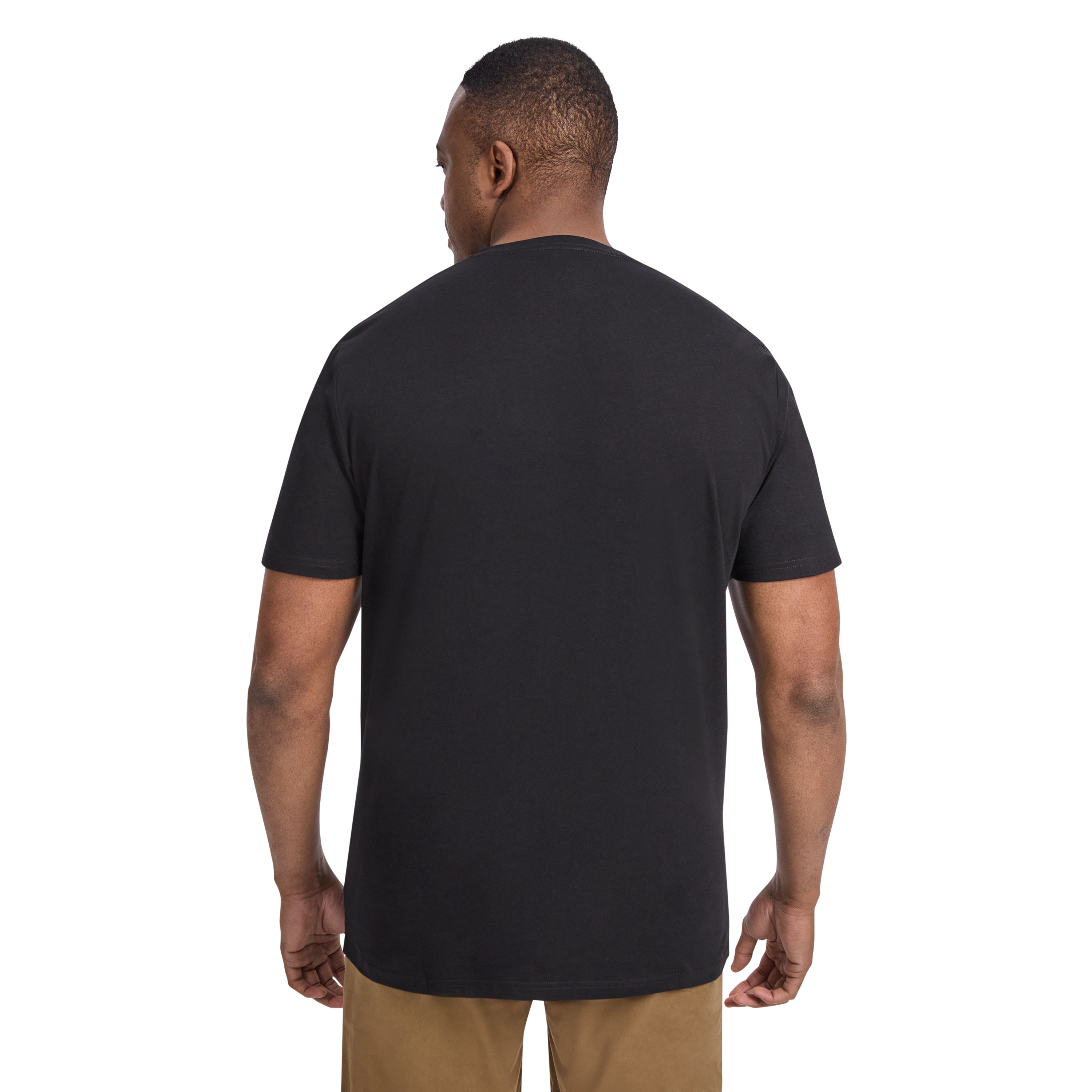 Black San Bernardino V Neck Tee
