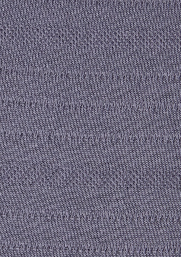 Vintage Blue Textured Stripe Tee