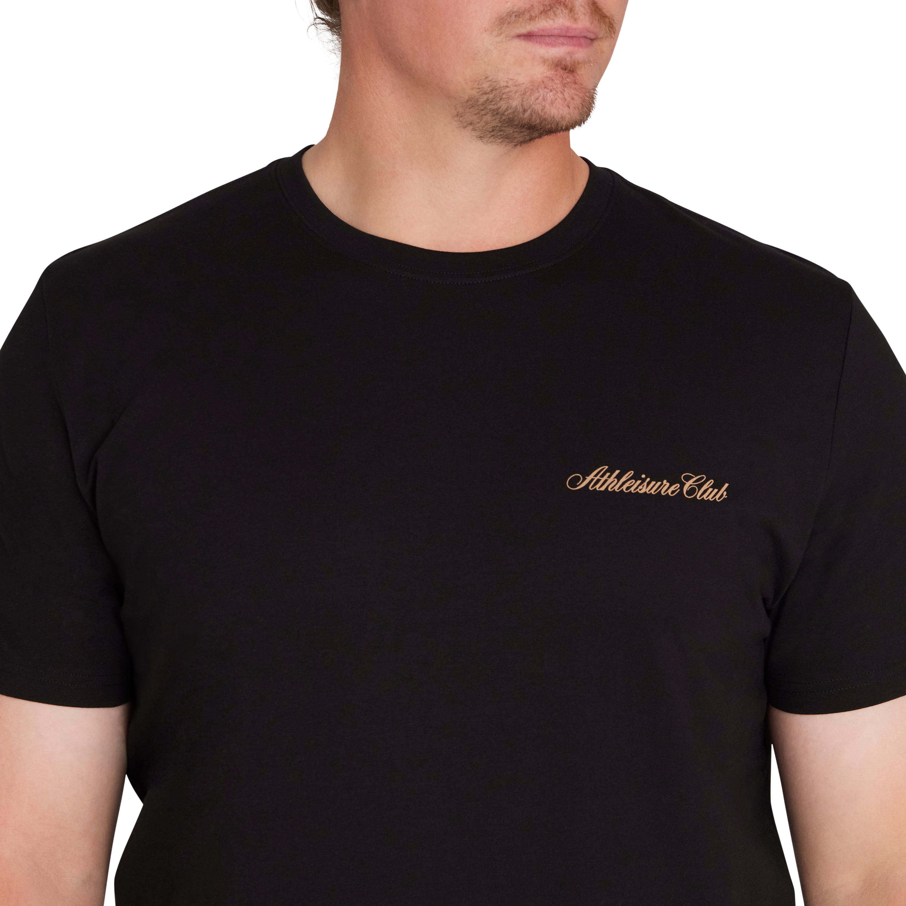 Black Pasadena Crew Neck Tee