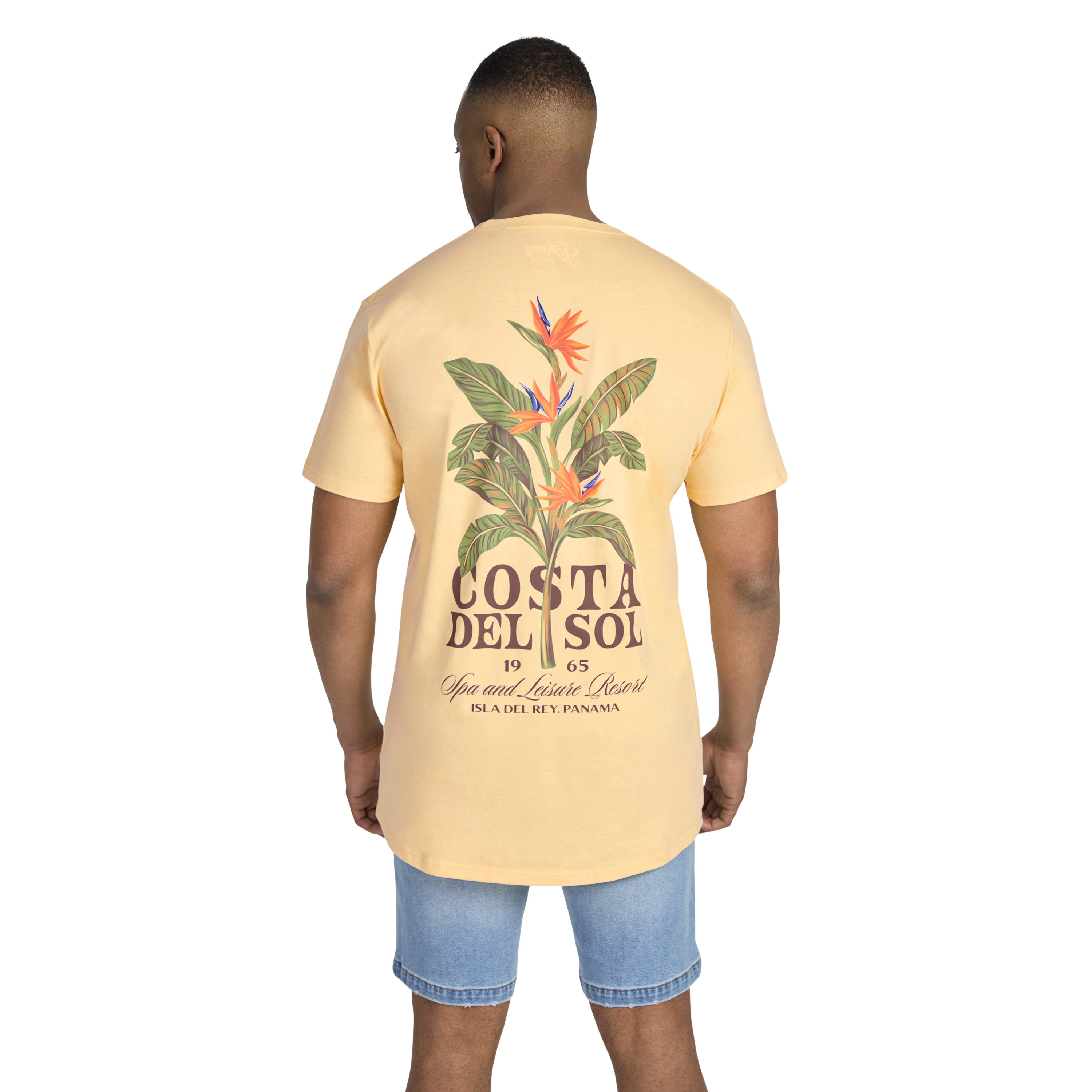 Yellow Coastal Escape Longline Tee