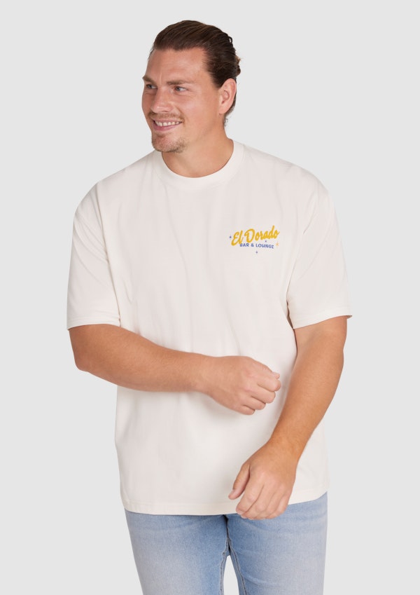 Ecru Cocktail Relaxed Fit Tee