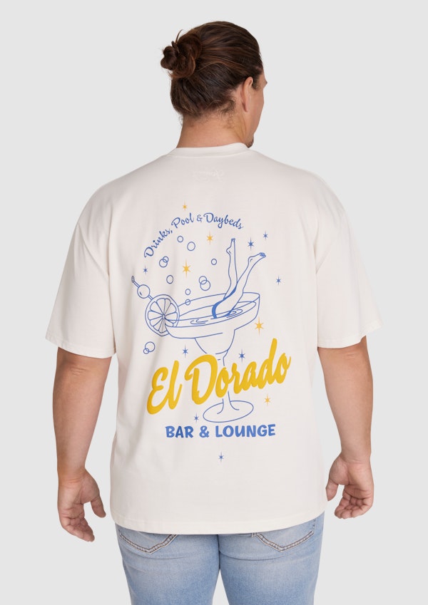 Ecru Cocktail Relaxed Fit Tee