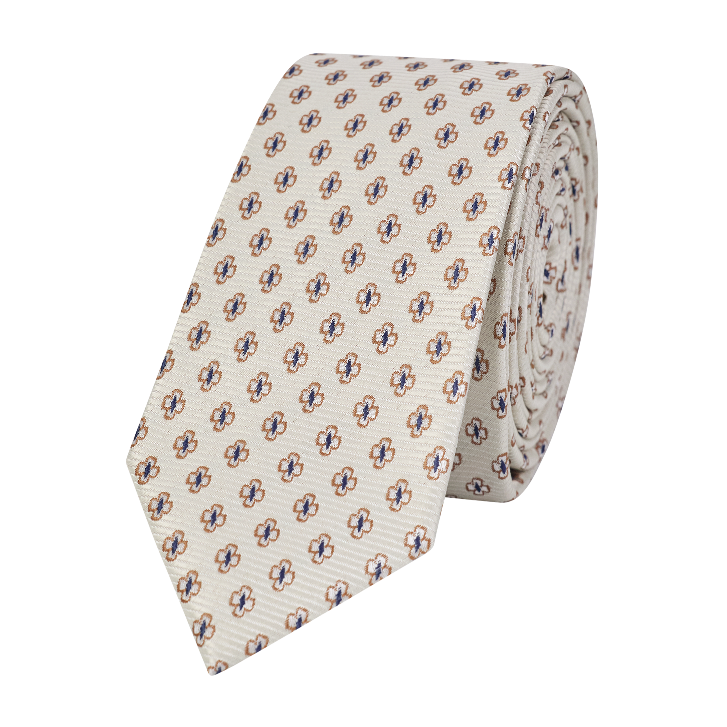 Geo Floral Jacquard Tie Tall