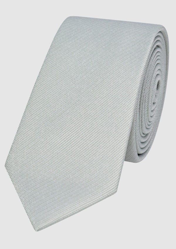 Sage Plain Twill Tie 7Cm