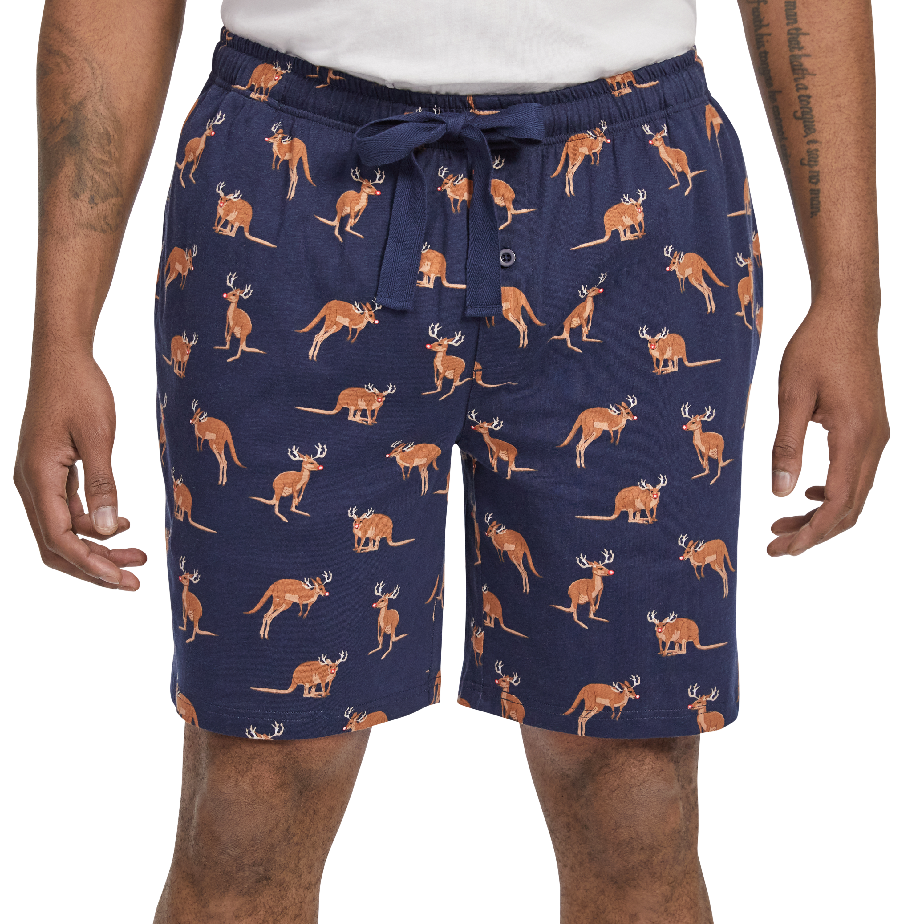 Navy Roo Dolph Sleep Short