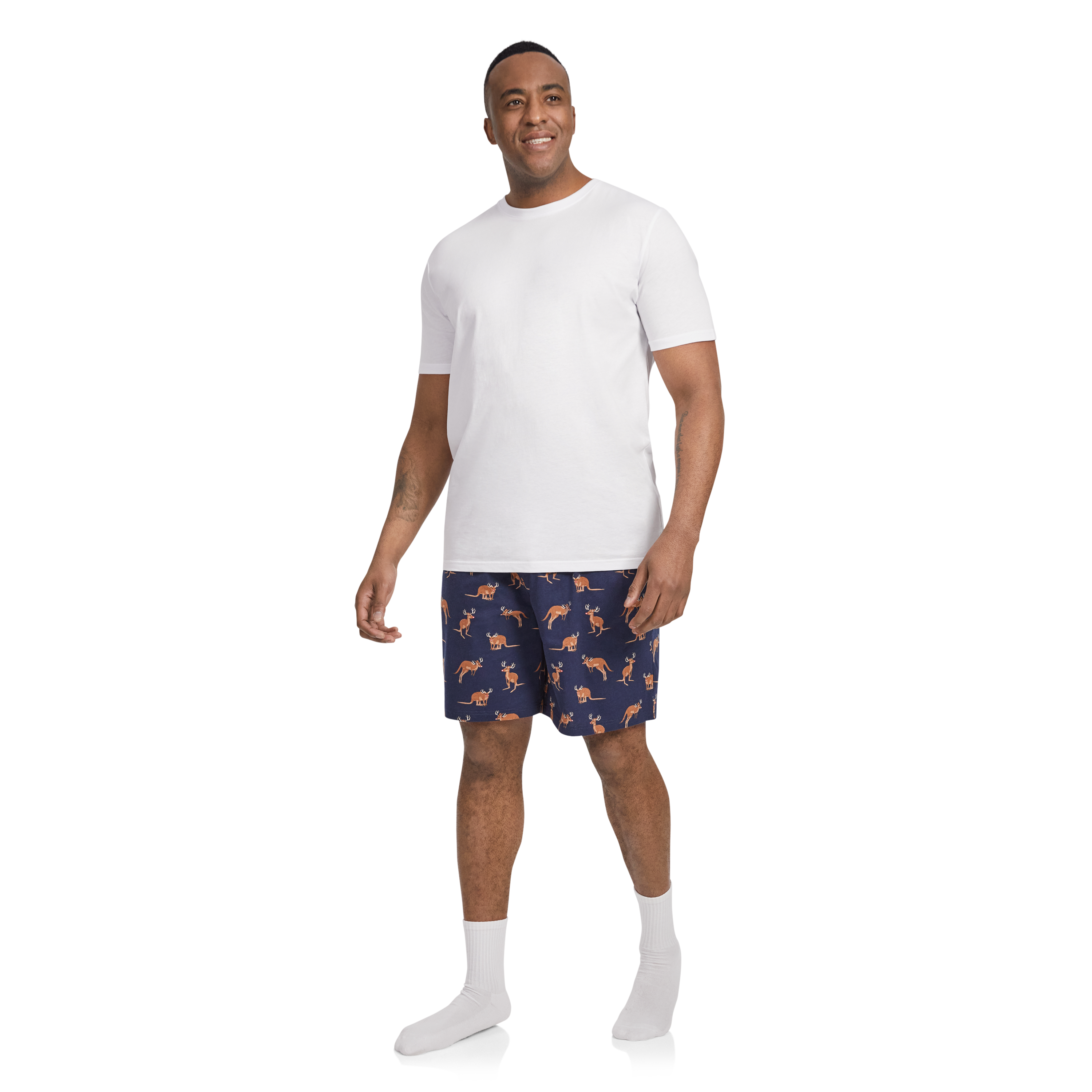 Navy Roo Dolph Sleep Short