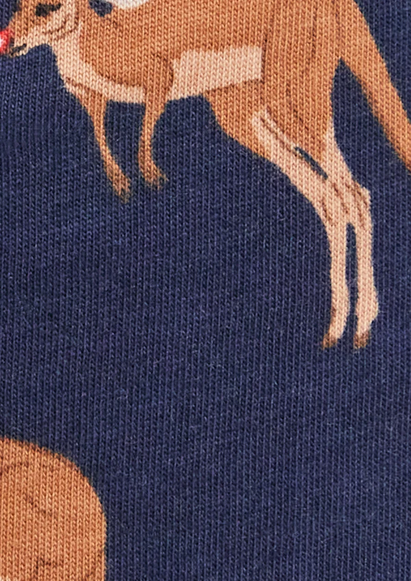 Navy Roo Dolph Sleep Short