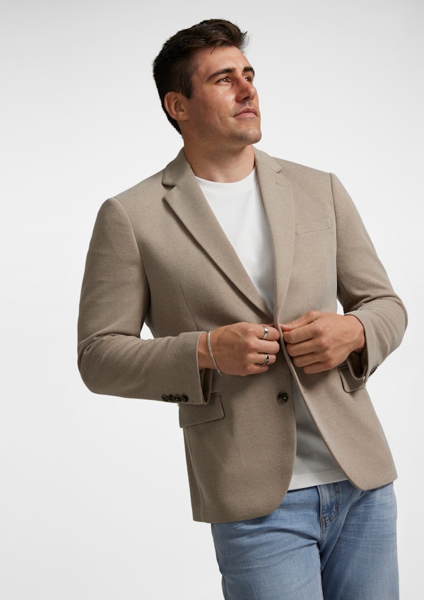 Pebble Hardy Knit Stretch Blazer
