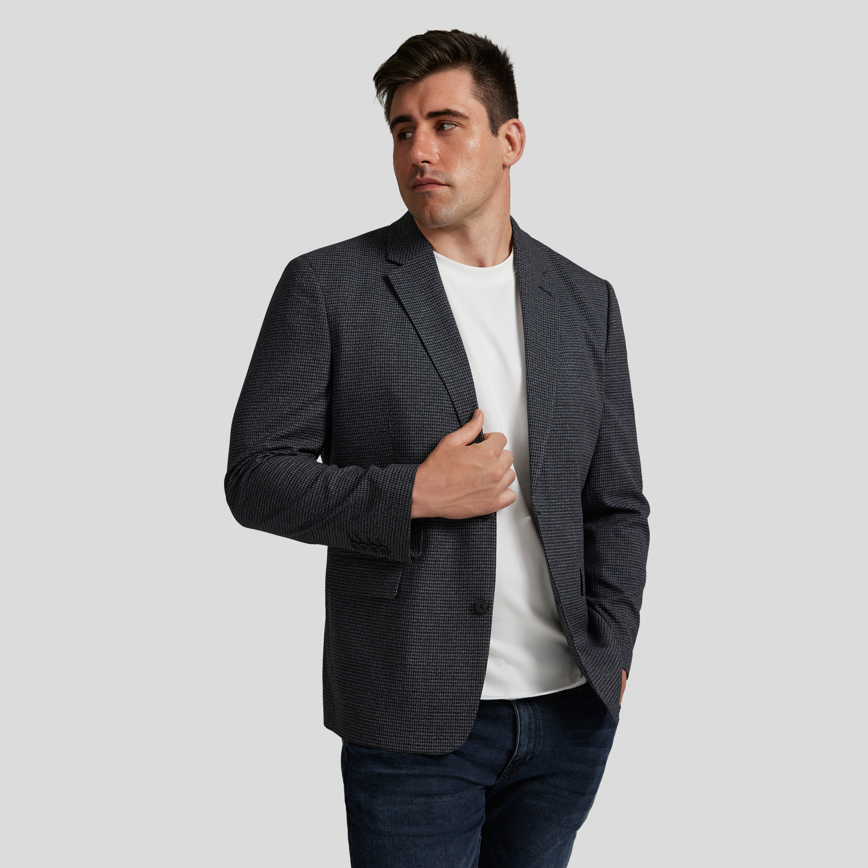 Kingsley Check Stretch Blazer