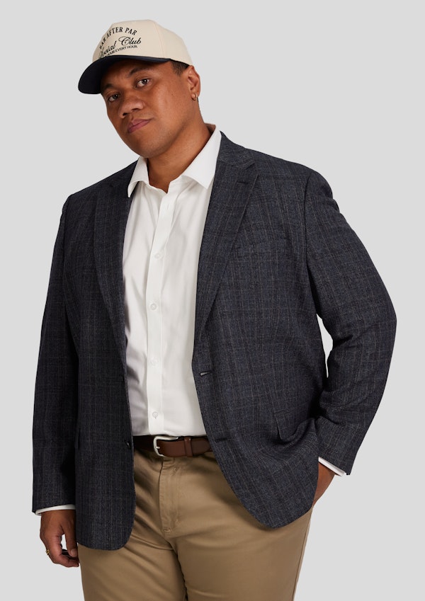 Heath Check Stretch Blazer