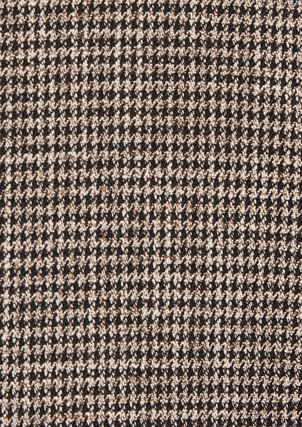 Taupe Barker Check Stretch Blazer