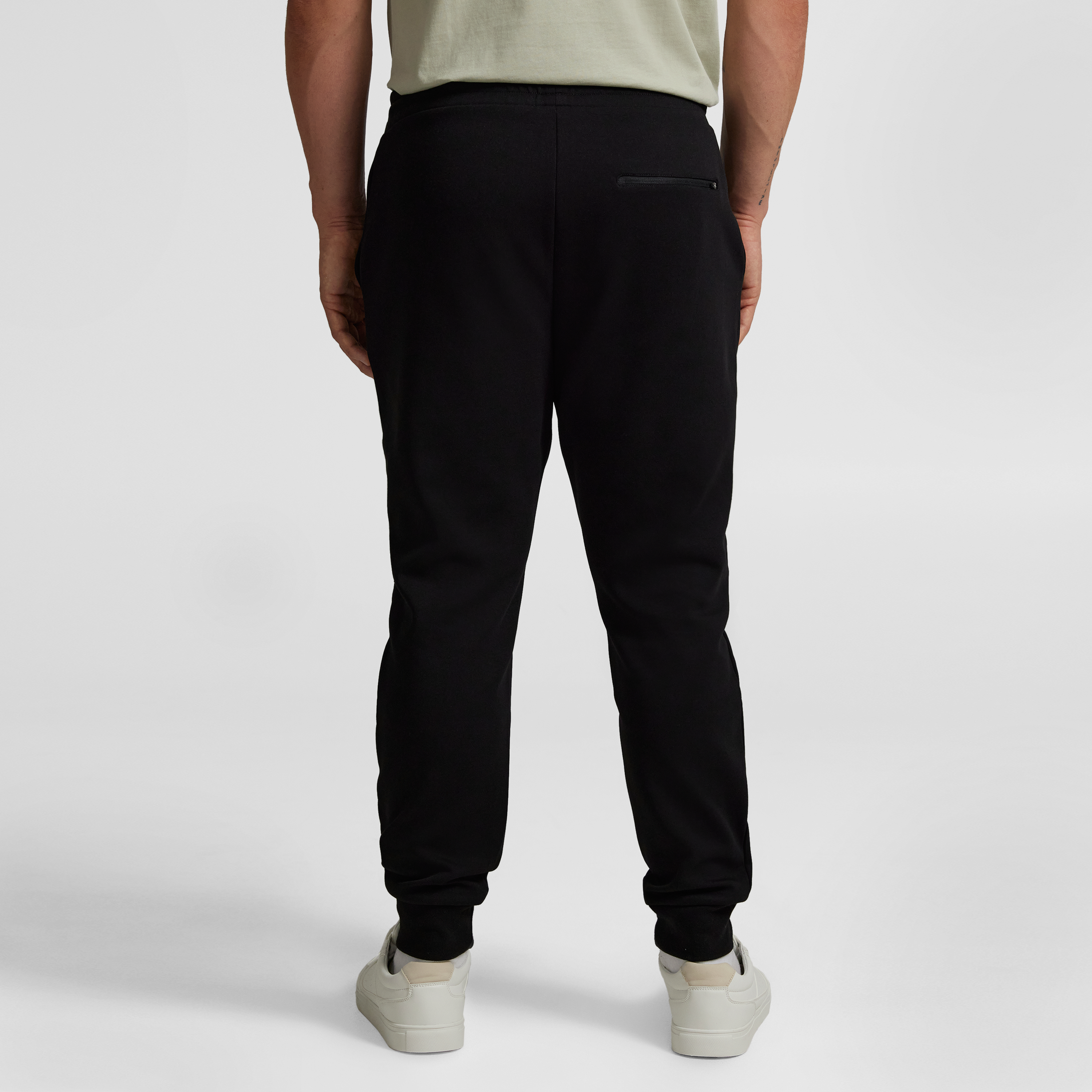 Black Athleisure Track Pant