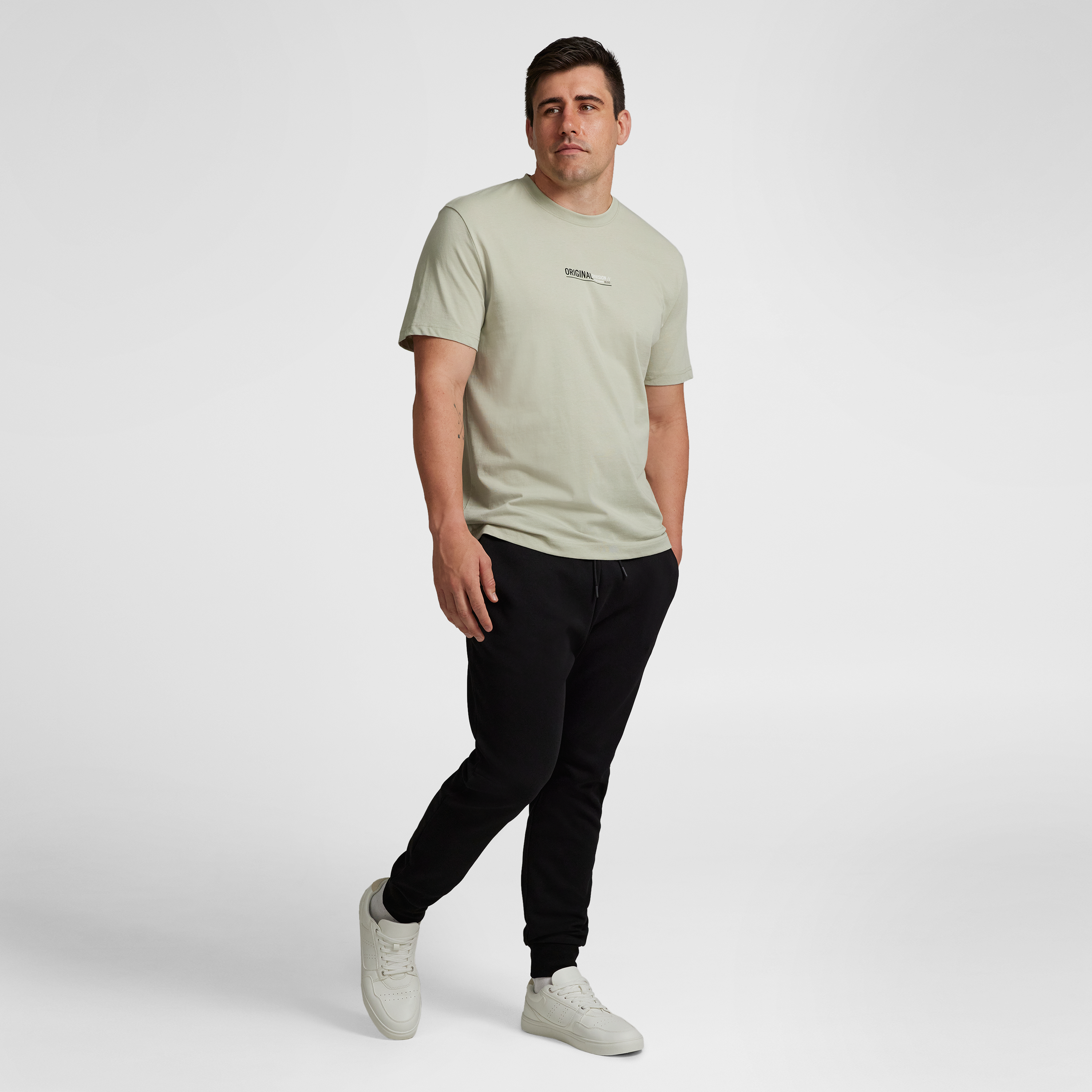 Black Athleisure Track Pant