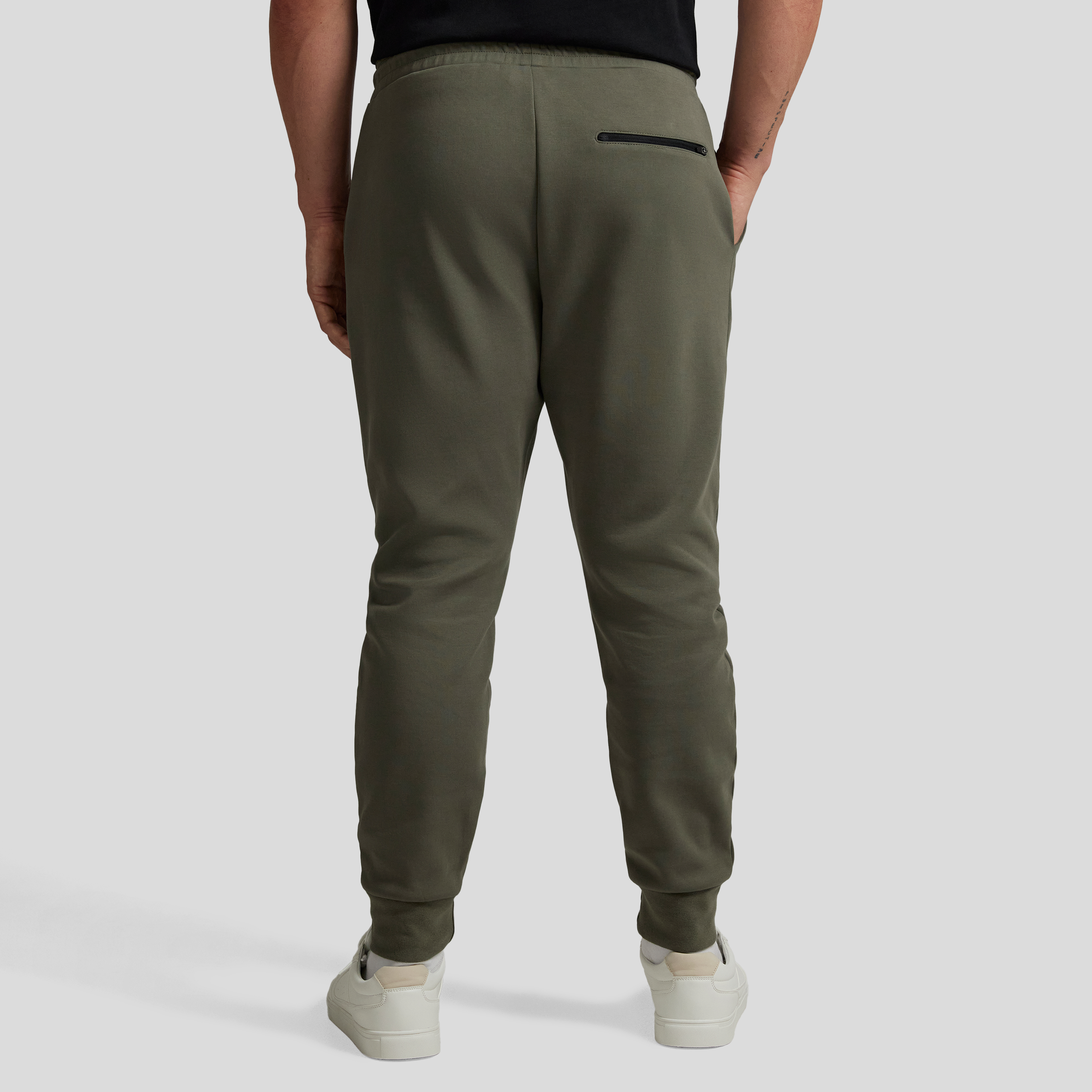 Khaki Athleisure Track Pant