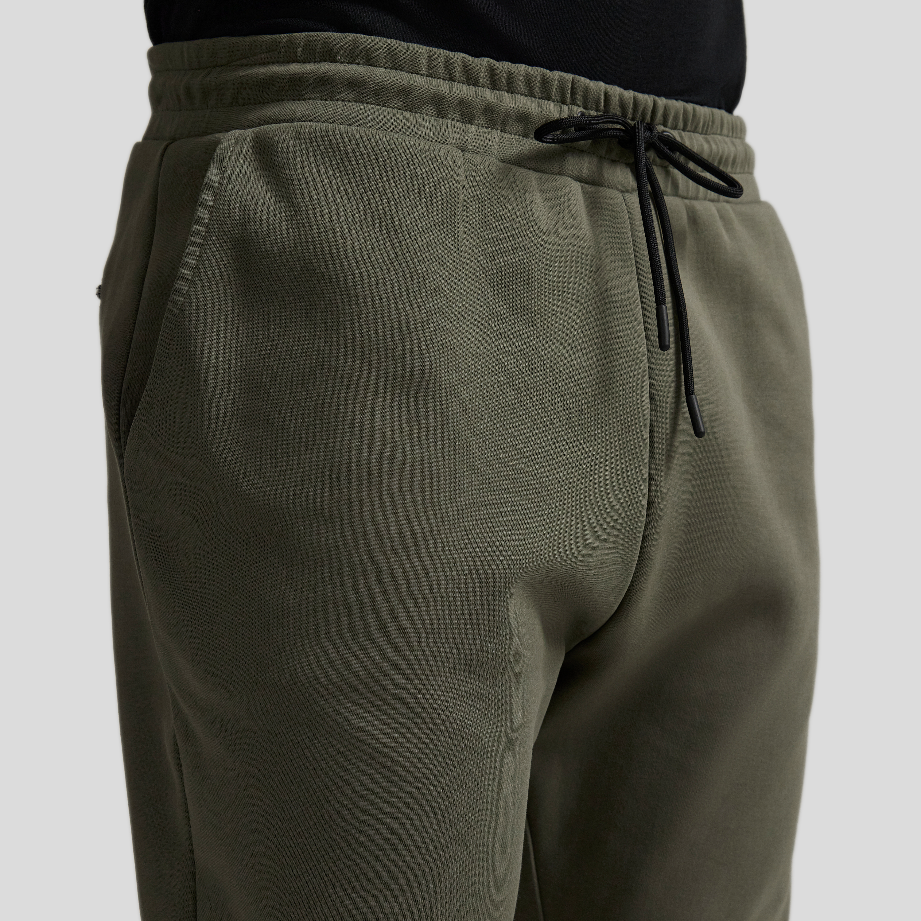 Khaki Athleisure Track Pant