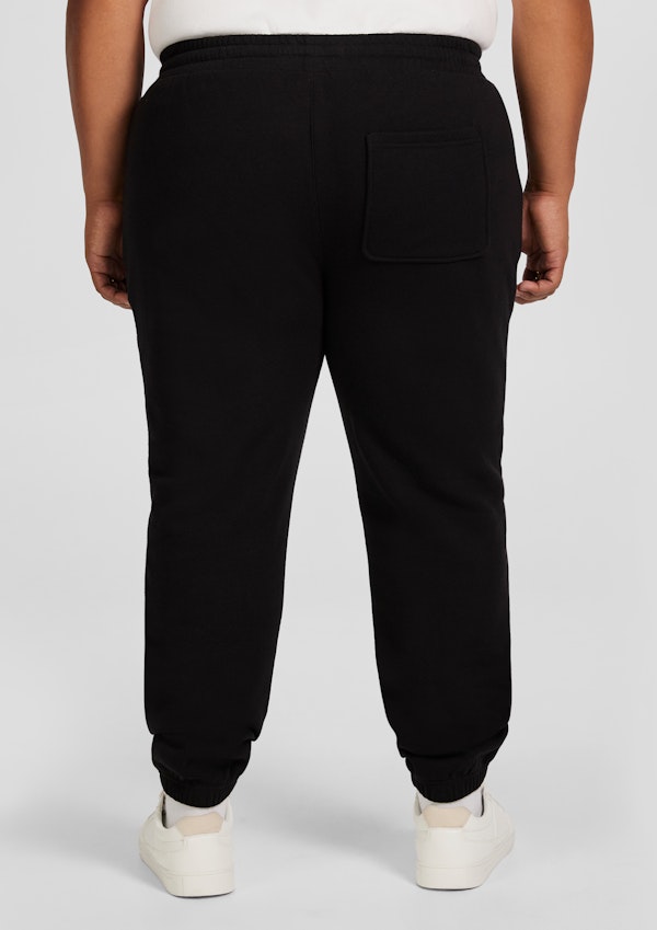Black Maddox Fleece Track Pant