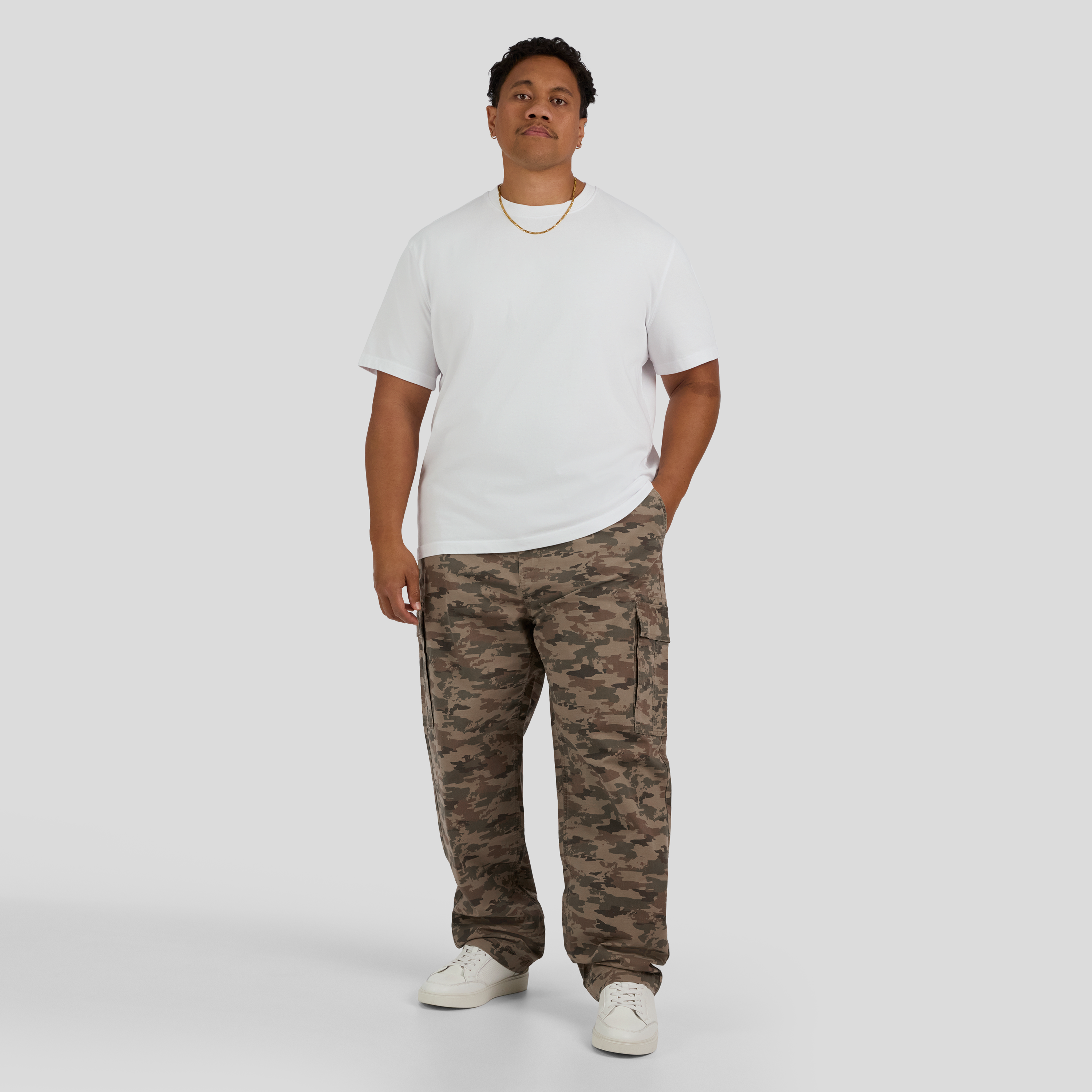 Camo Relaxed Fit Cargo Pant
