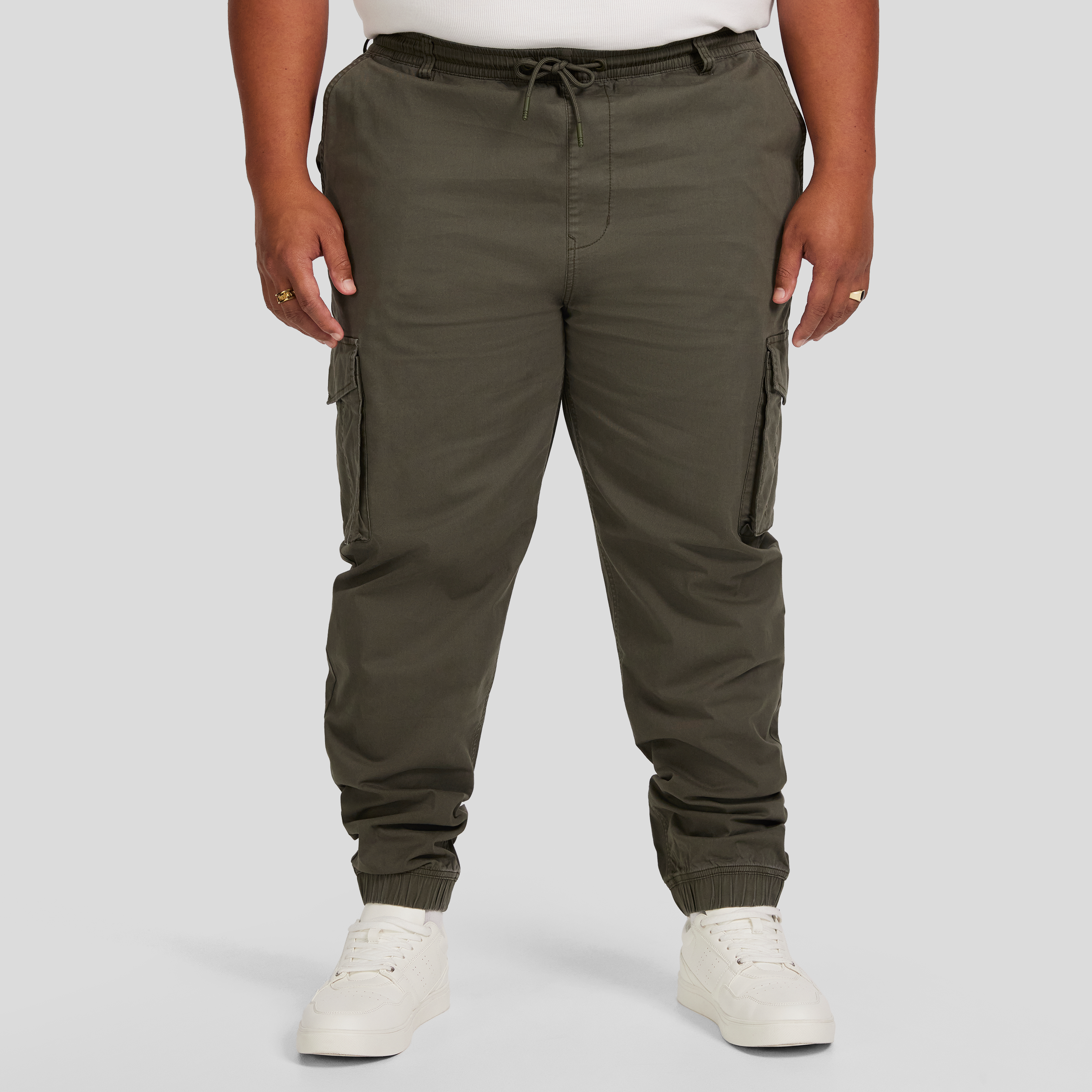 【新品未使用】BoTT COTTON CARGO PANT OLIVE Olive Cargo Jogger Pant | Men's Bottom | Johnny Bigg AU