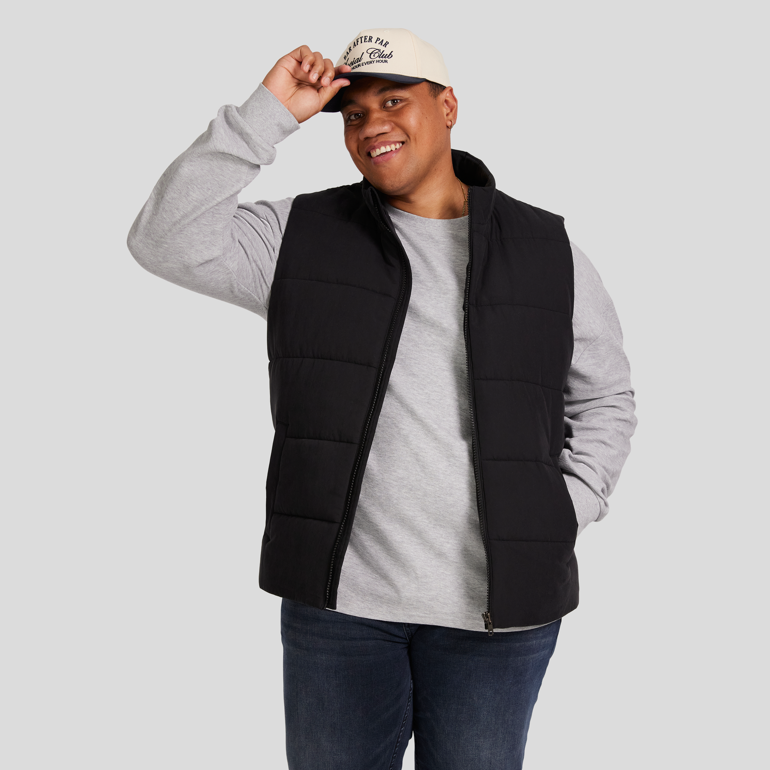 Black Dakota Puffer Vest