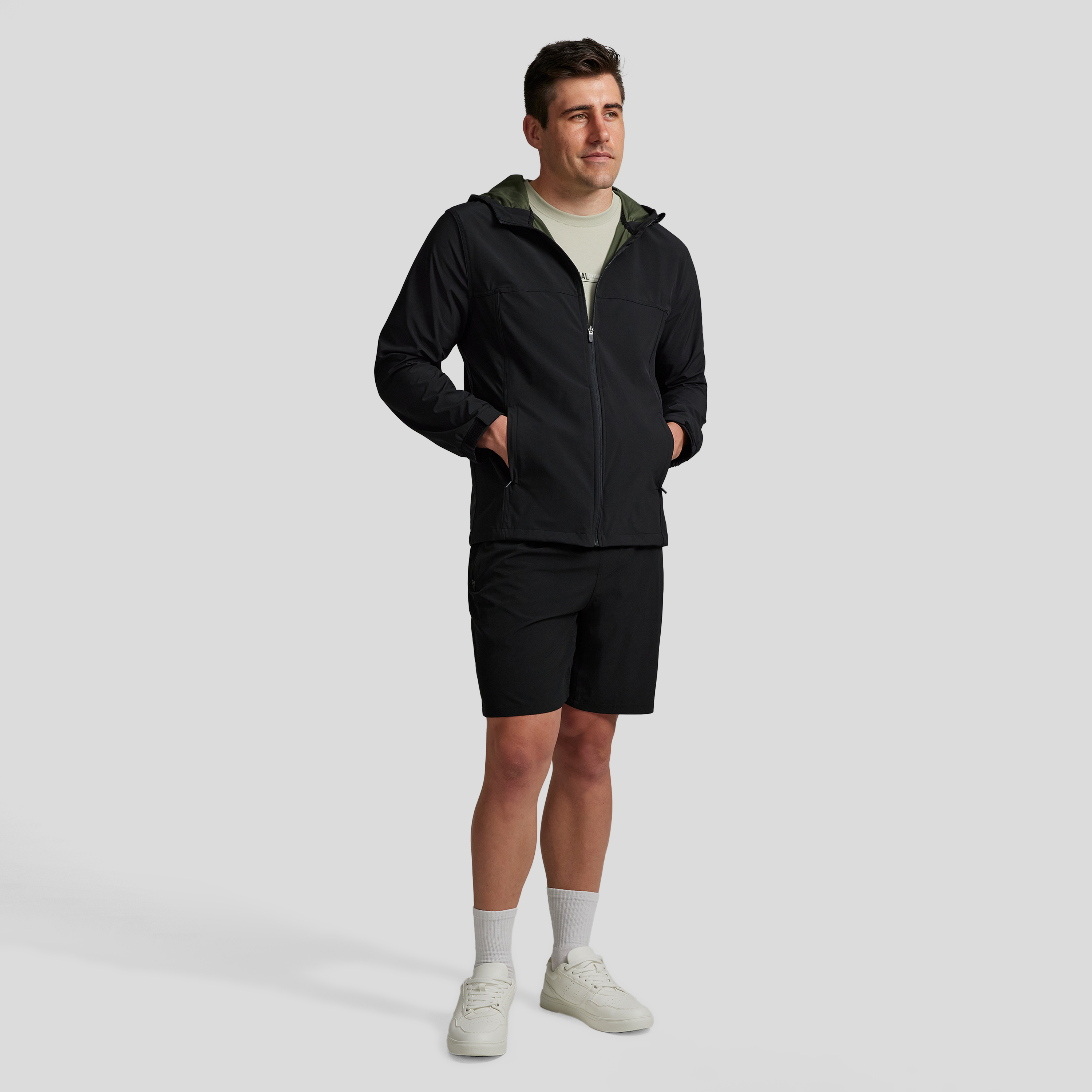 Black Athleisure Jacket