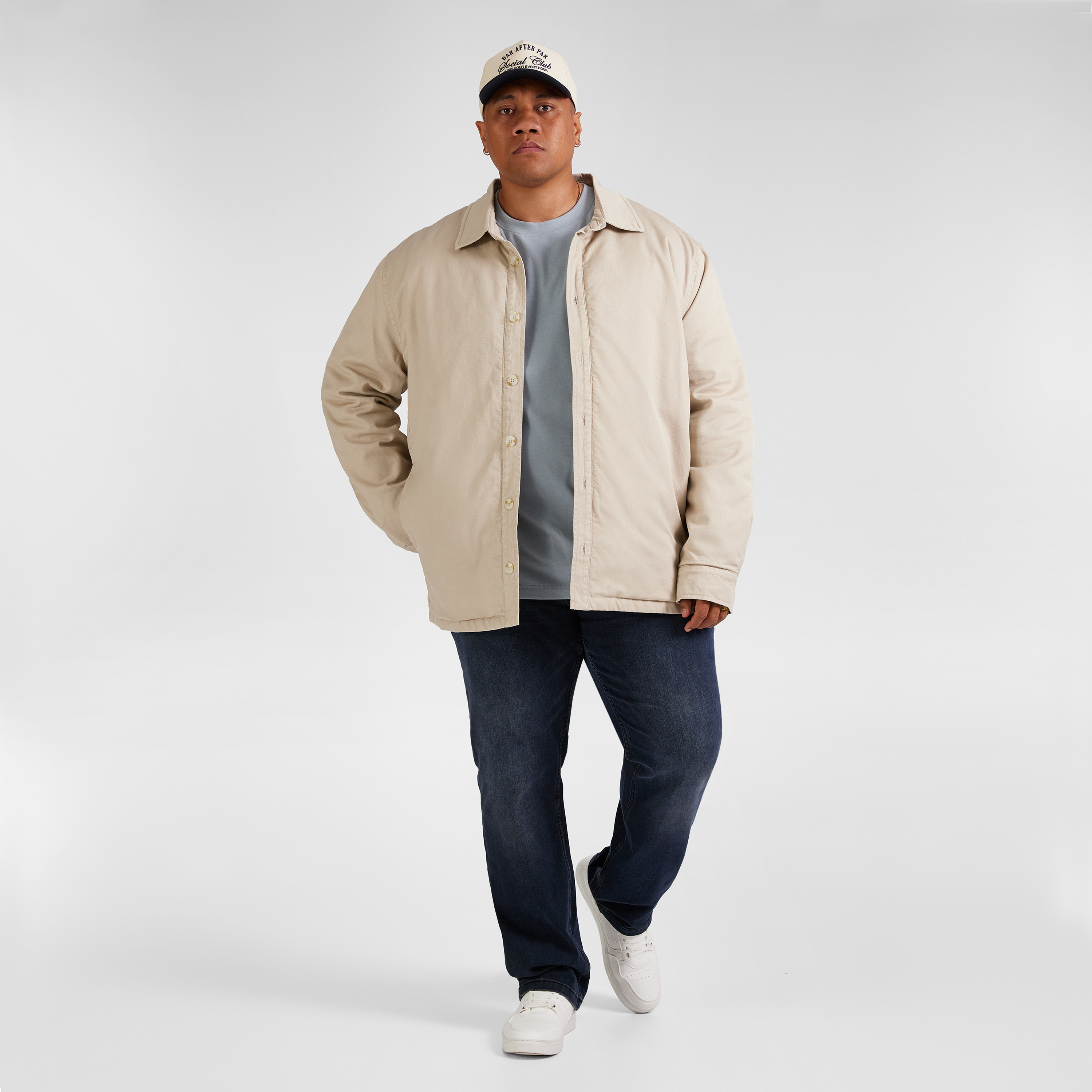 Ecru Apollo Relaxed Shacket