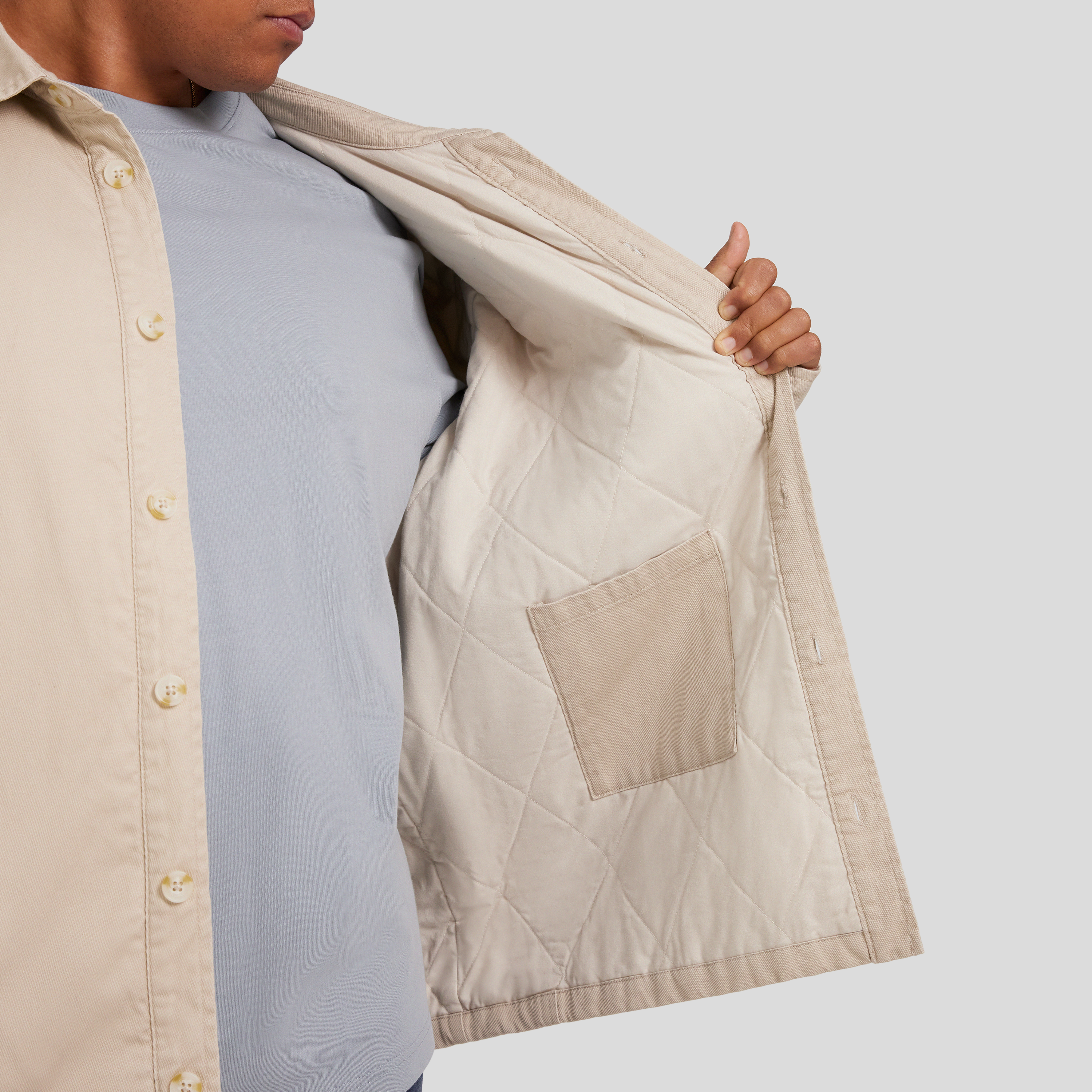 Ecru Apollo Relaxed Shacket