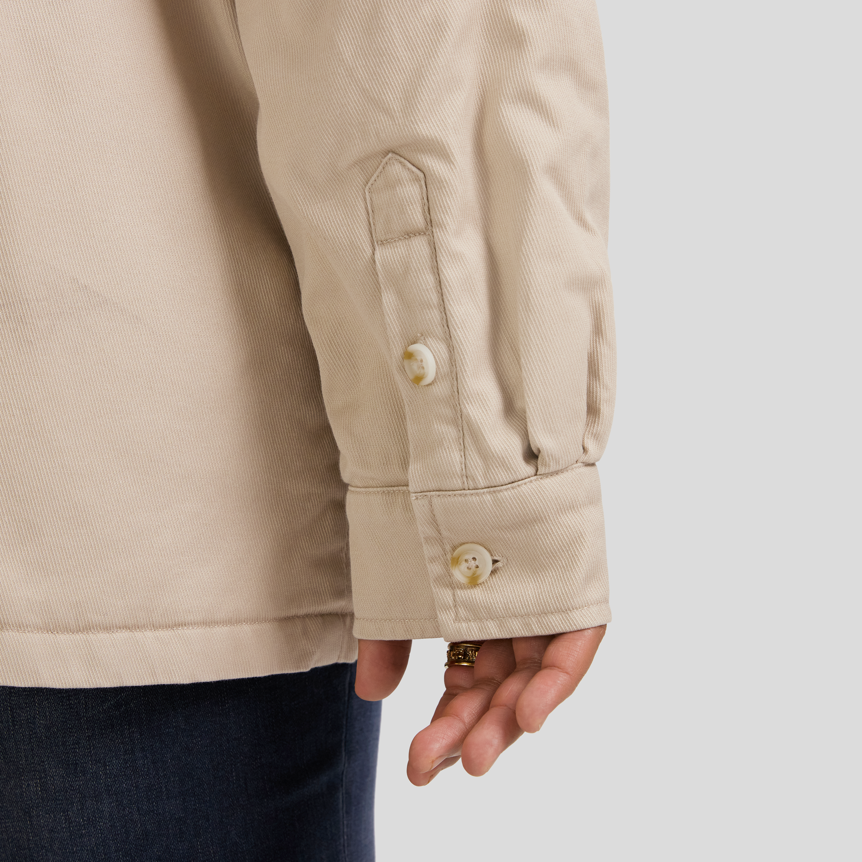 Ecru Apollo Relaxed Shacket