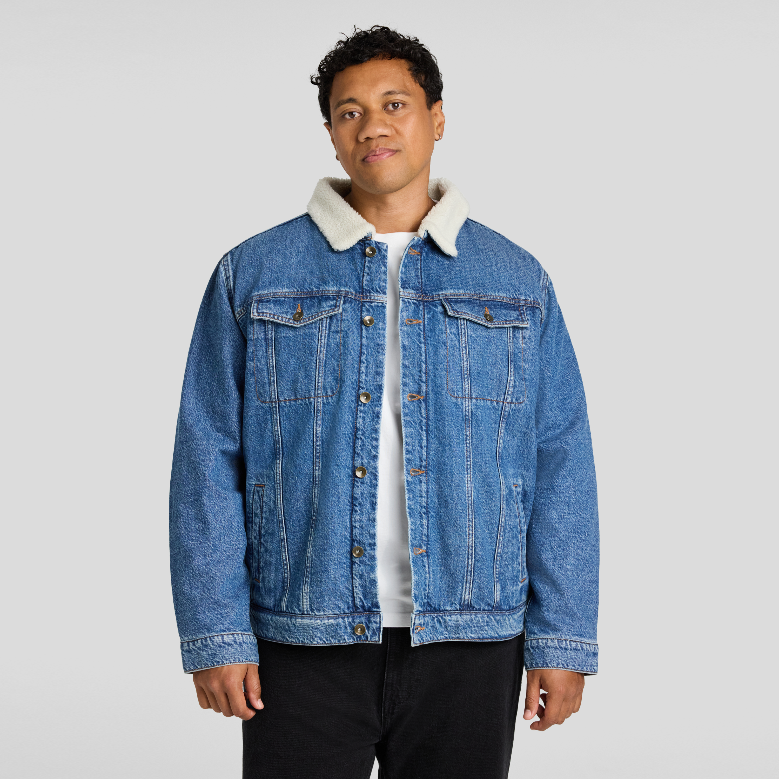 Wheeler Sherpa&nbsp;Denim Trucker