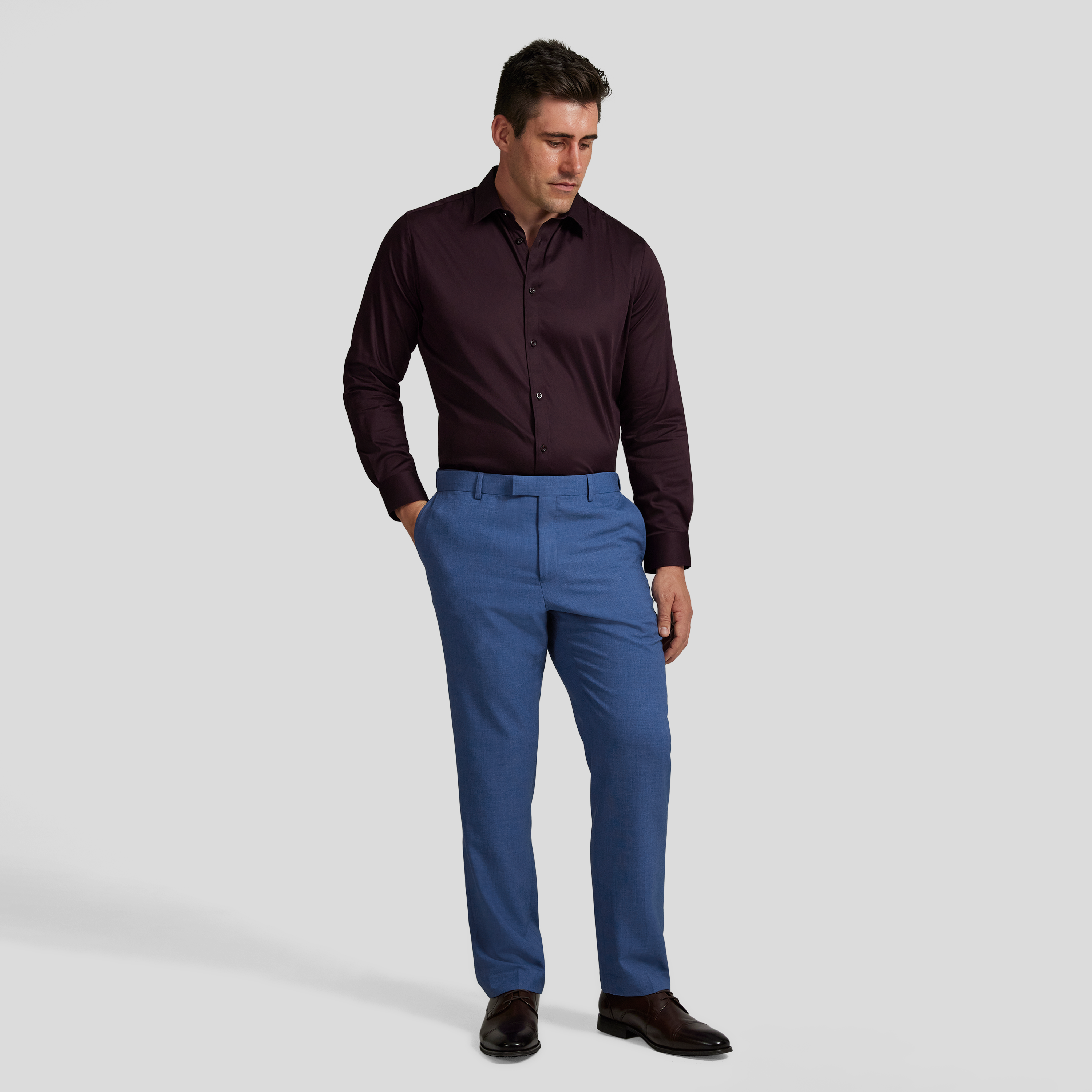 Blue Curtis Stretch Dress Pant