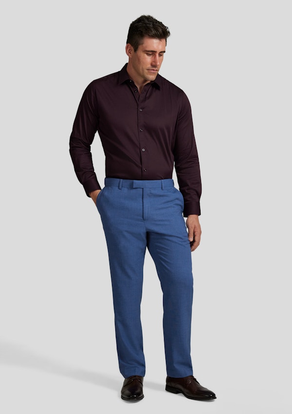 Blue Curtis Stretch Dress Pant