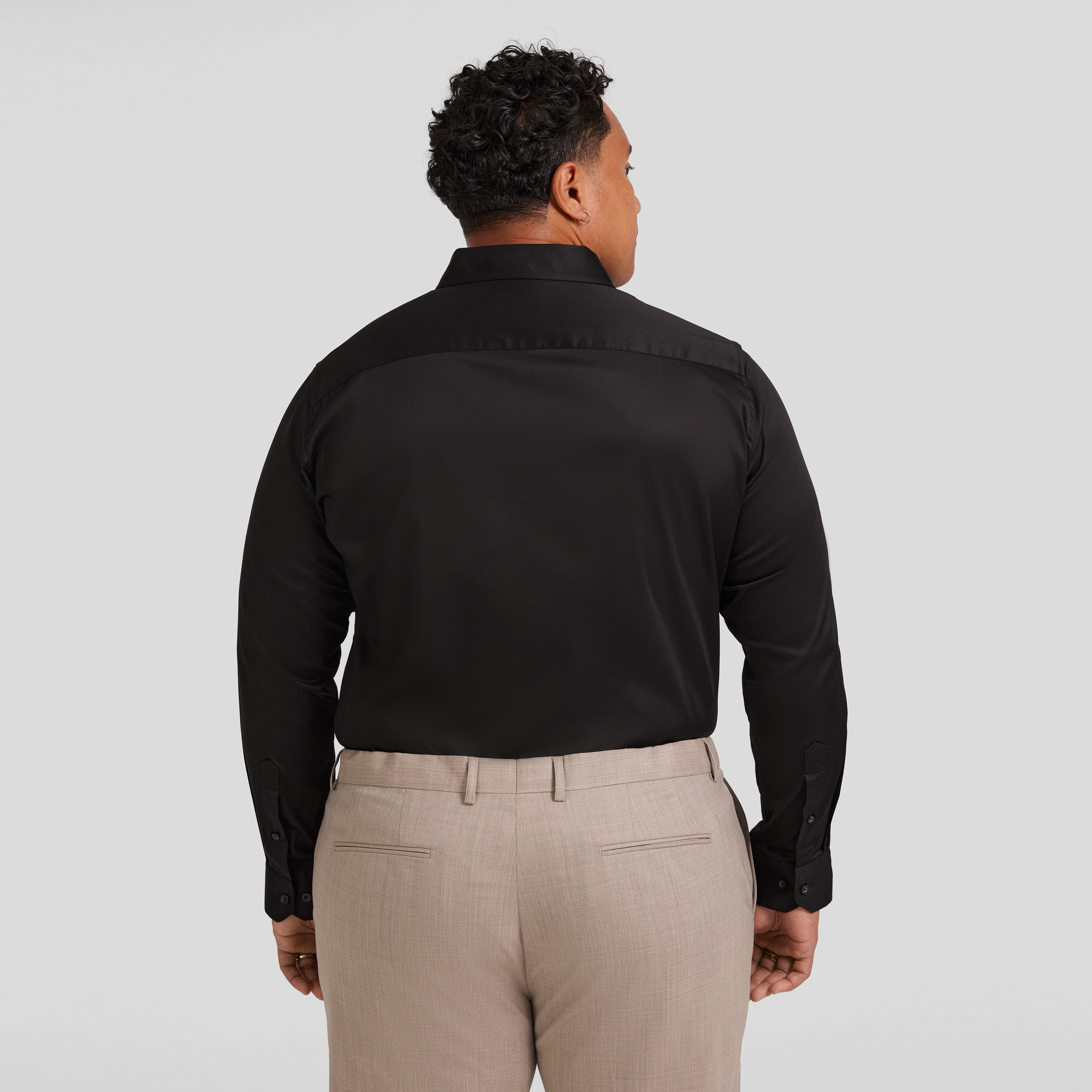 Black Montego Stretch Dress Shirt