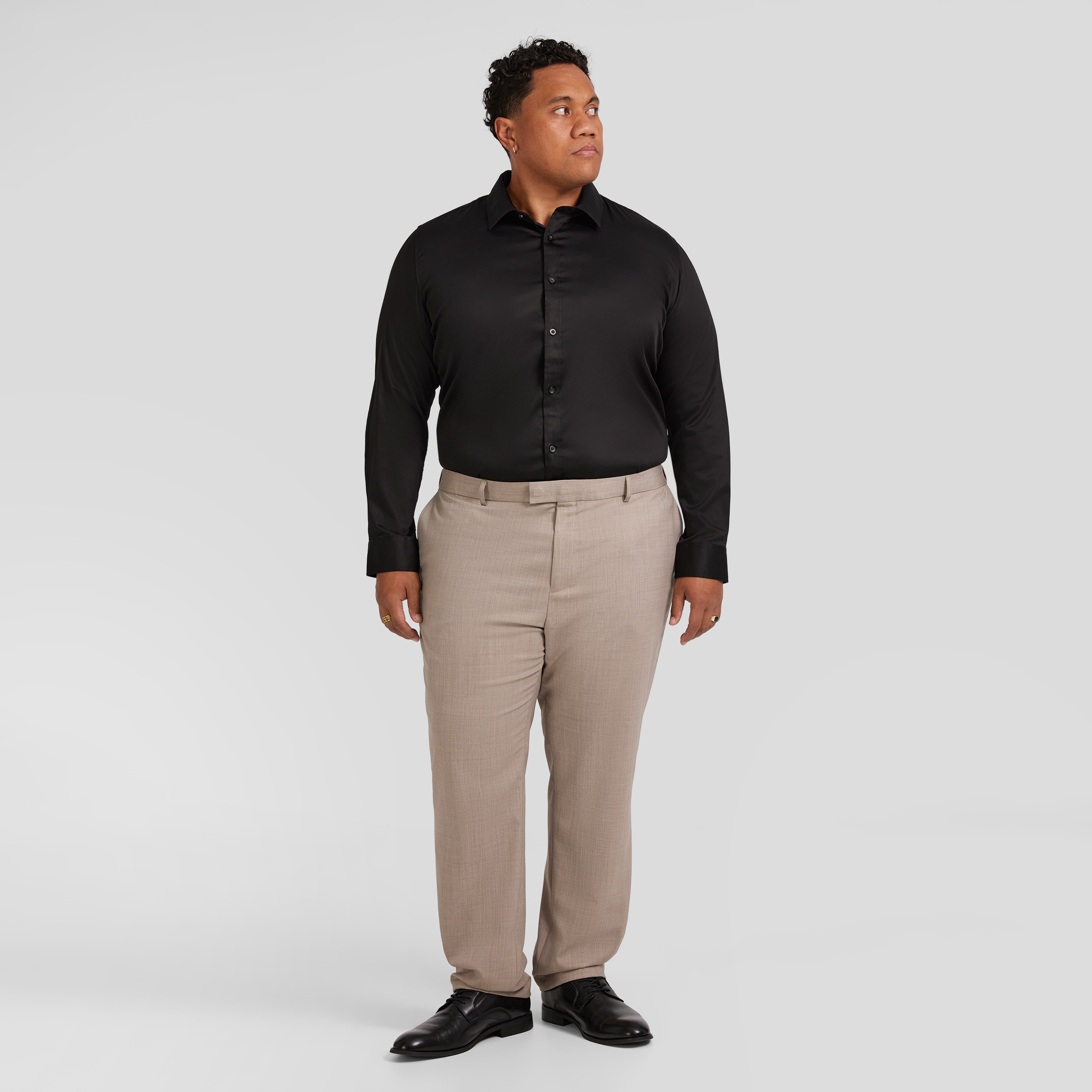 Black Montego Stretch Dress Shirt