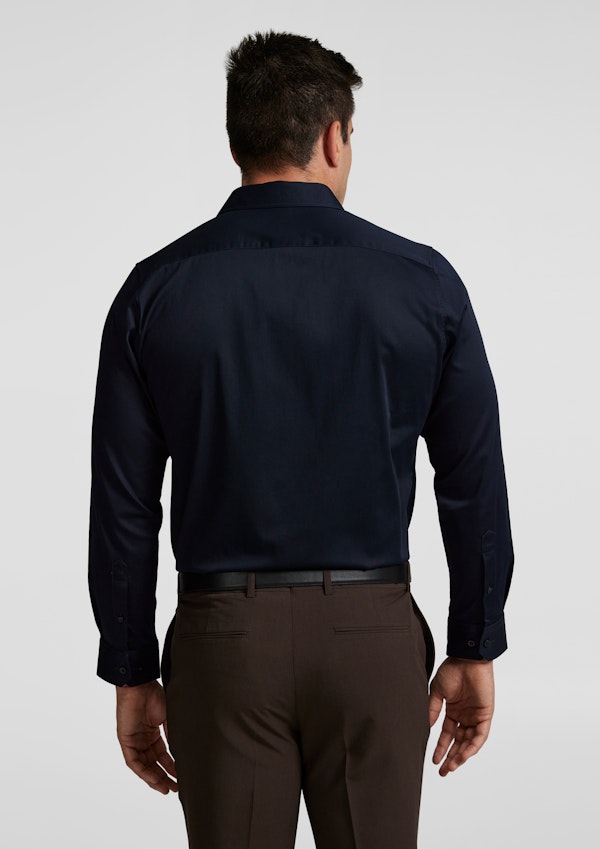 Navy Montego Stretch Dress Shirt