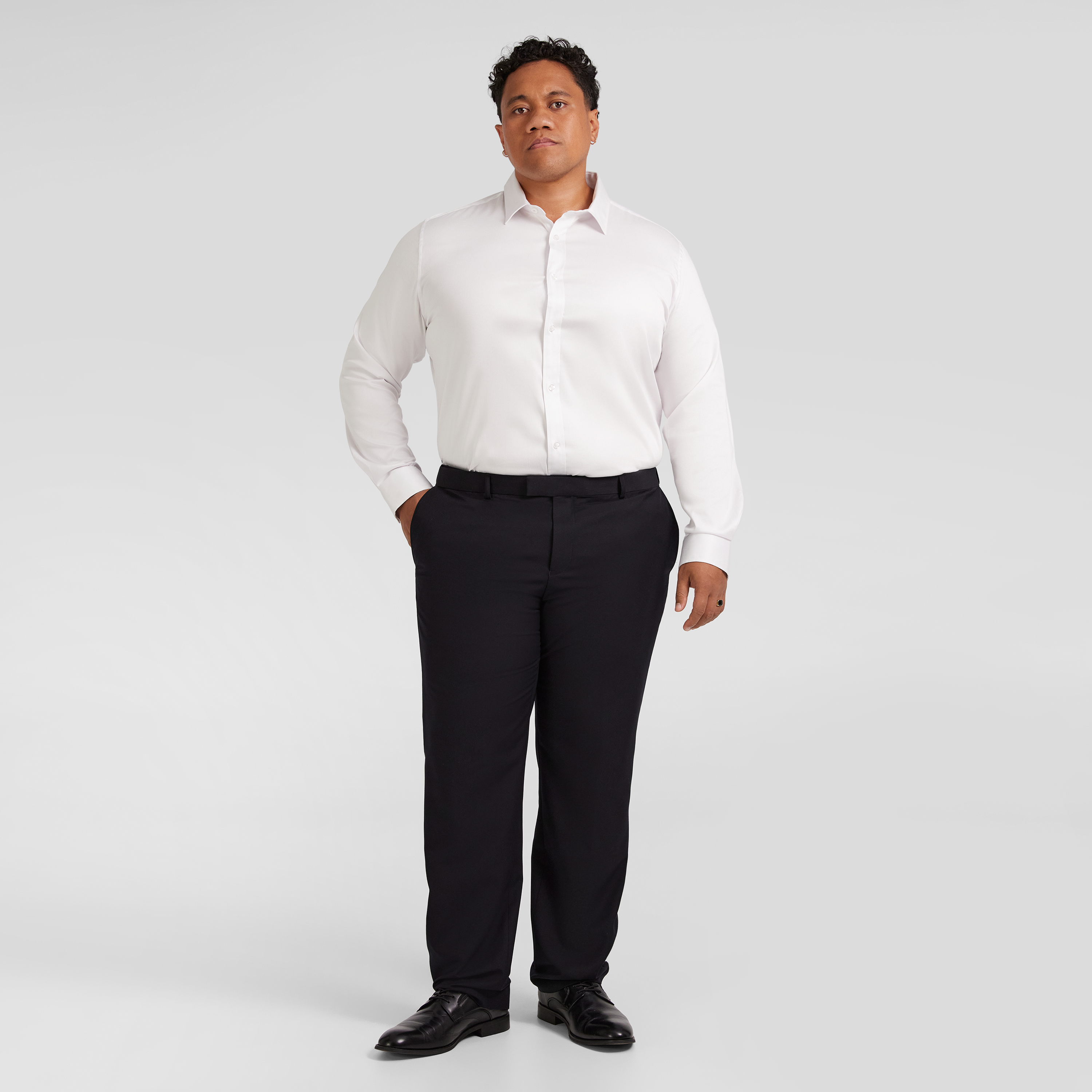 White Montego Stretch Dress Shirt