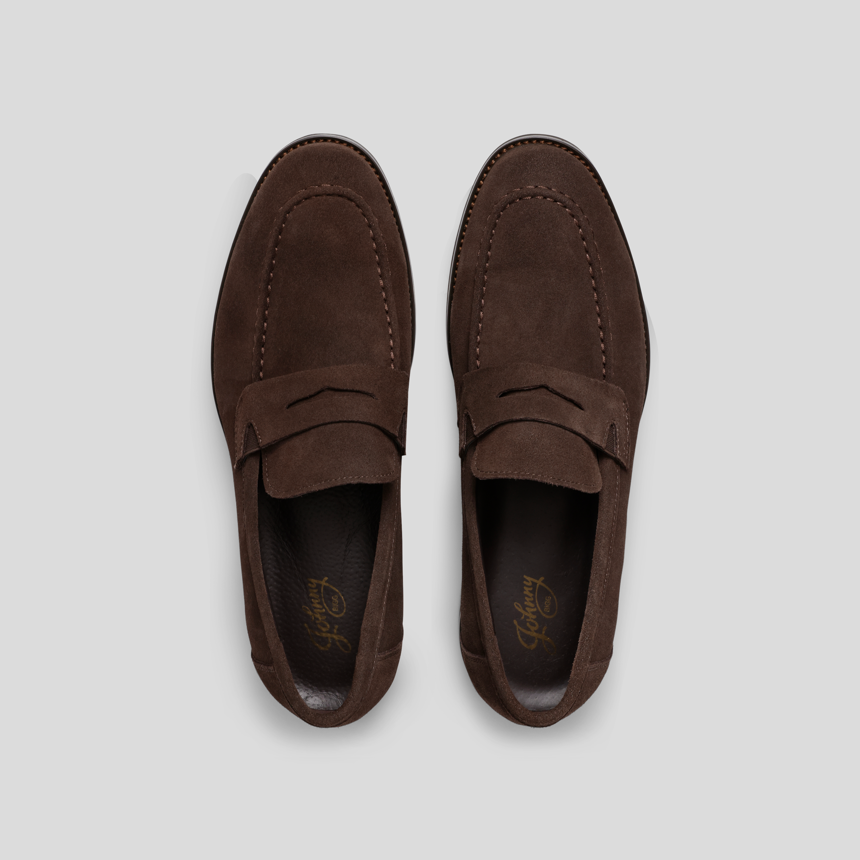 Chocolate Rocco Suede Loafer