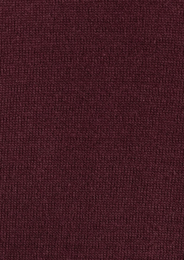 Burgundy Everyday Polo Sweater