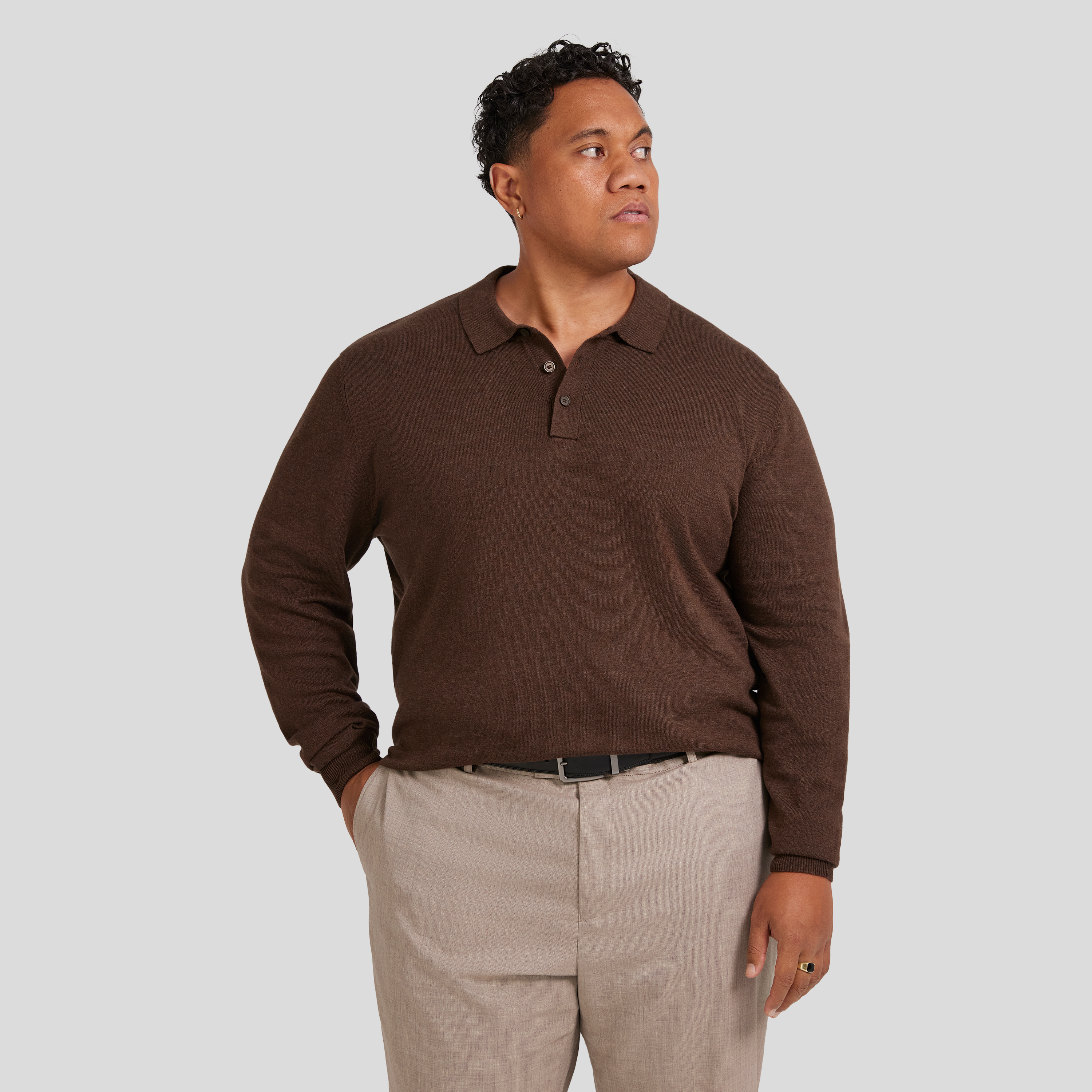 Everyday Polo Sweater