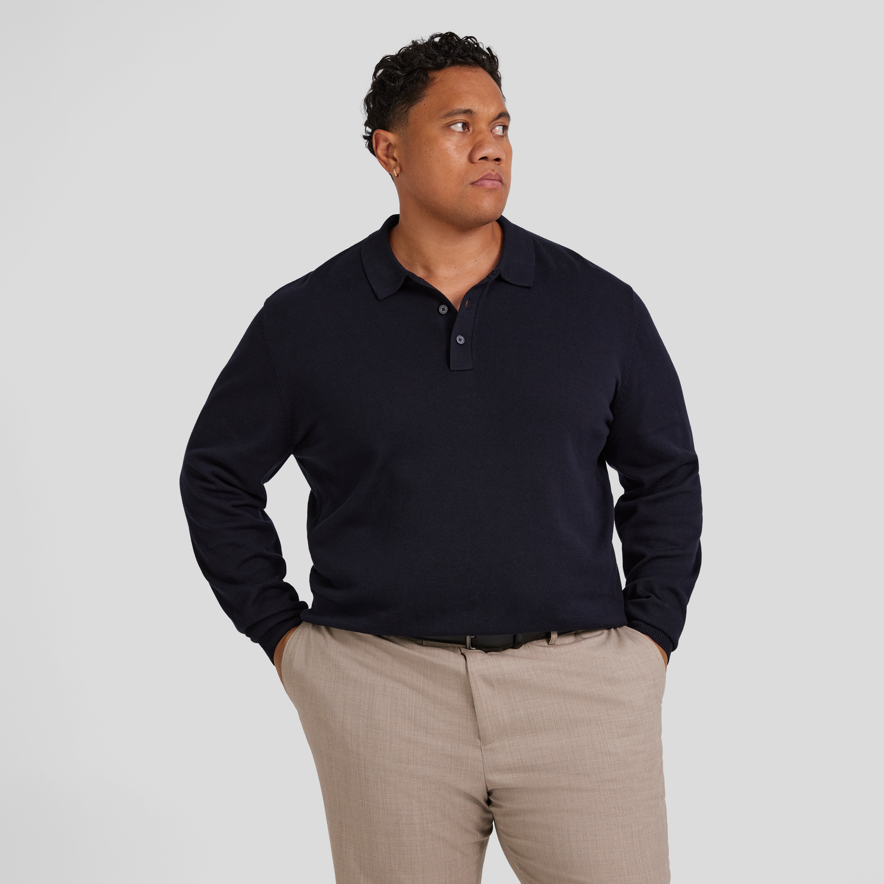 Everyday Polo Sweater