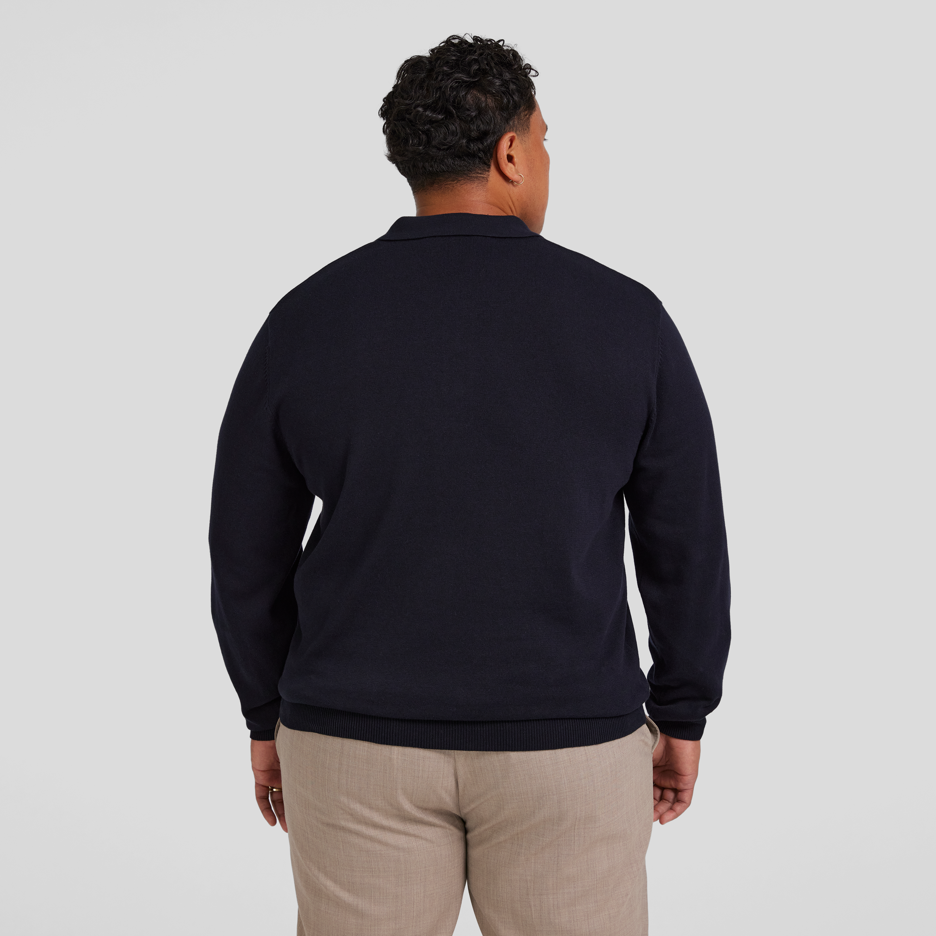 Navy Everyday Polo Sweater
