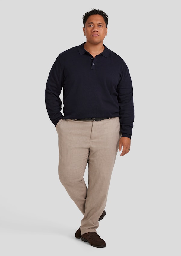 Navy Everyday Polo Sweater