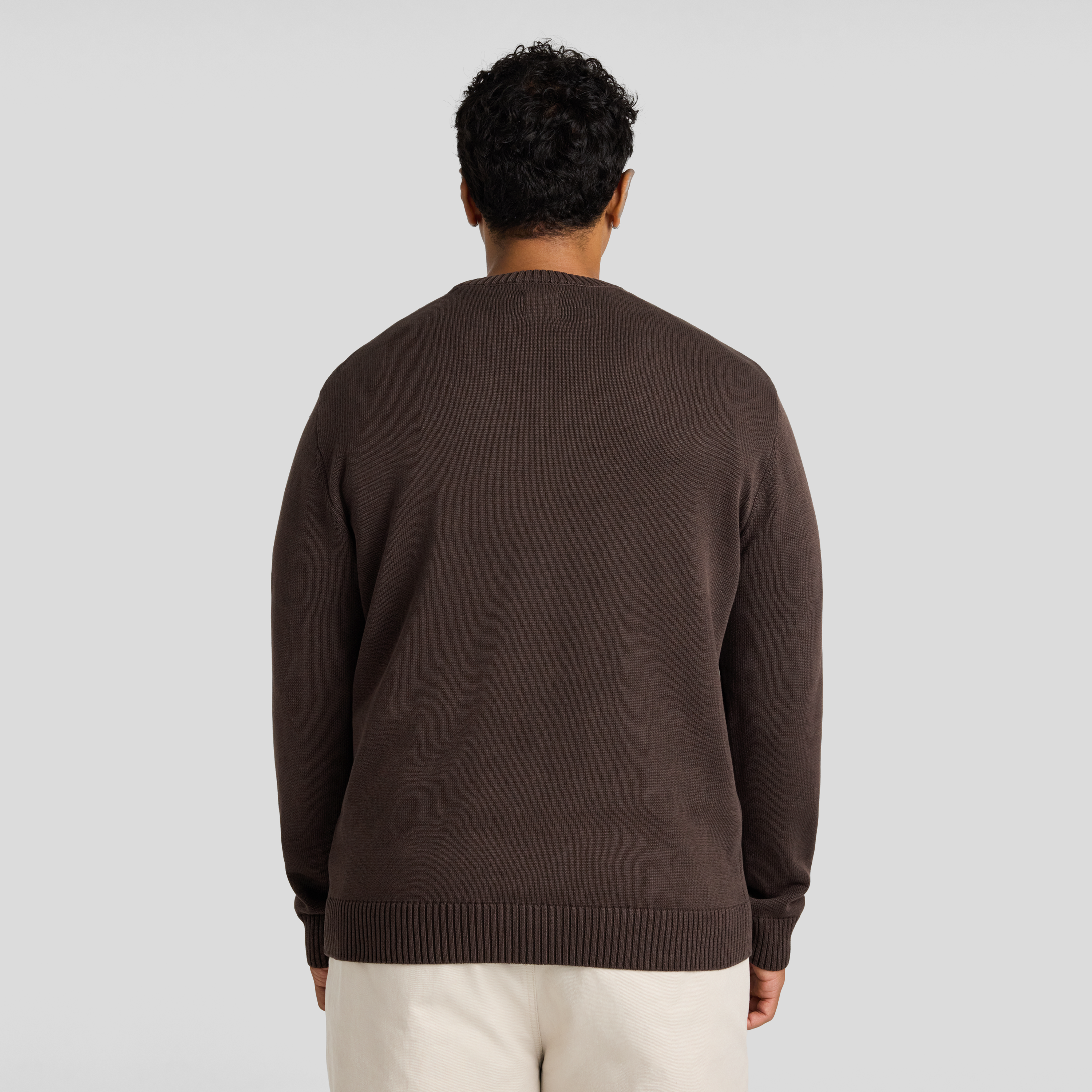 Chocolate Acid Wash Sweater