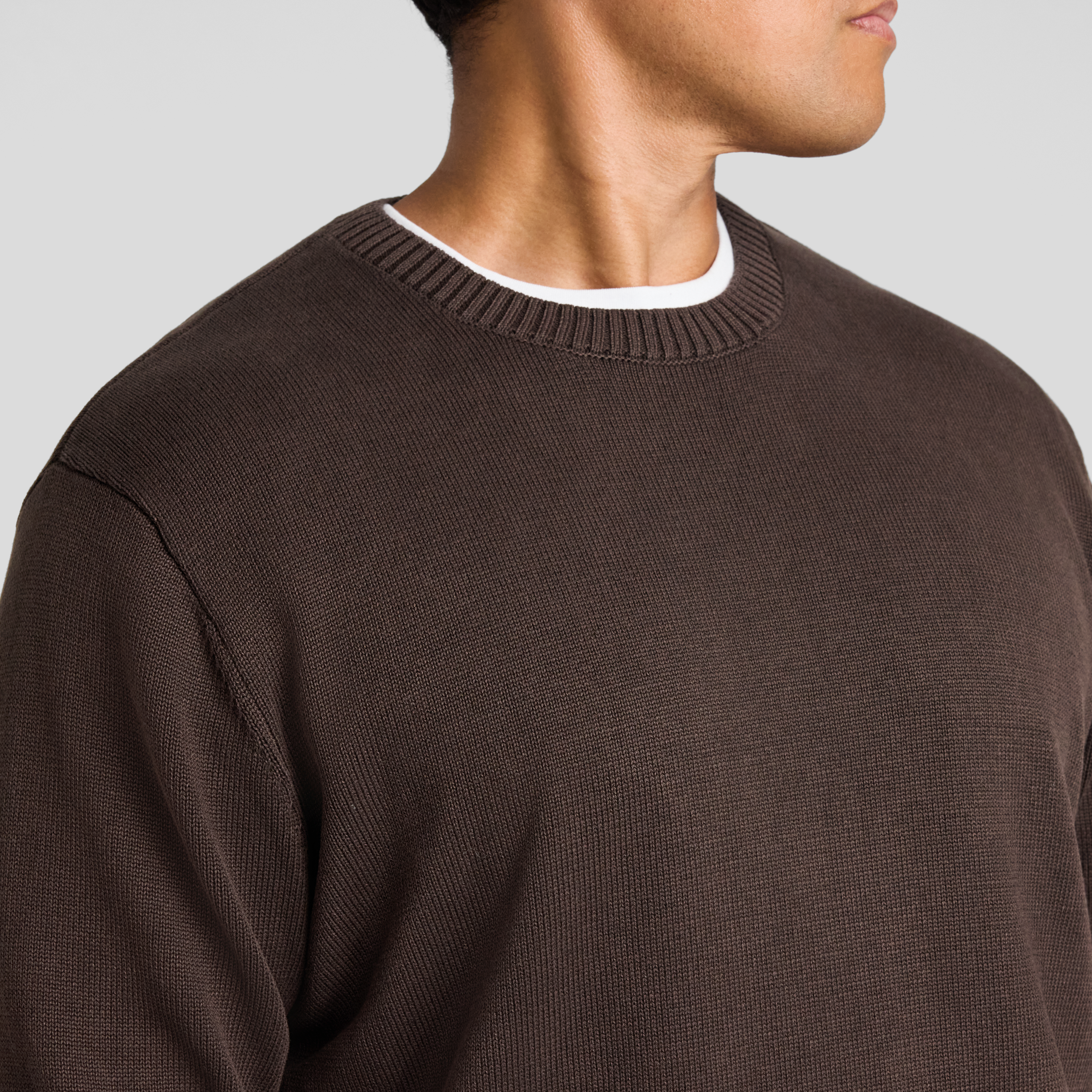 Chocolate Acid Wash Sweater