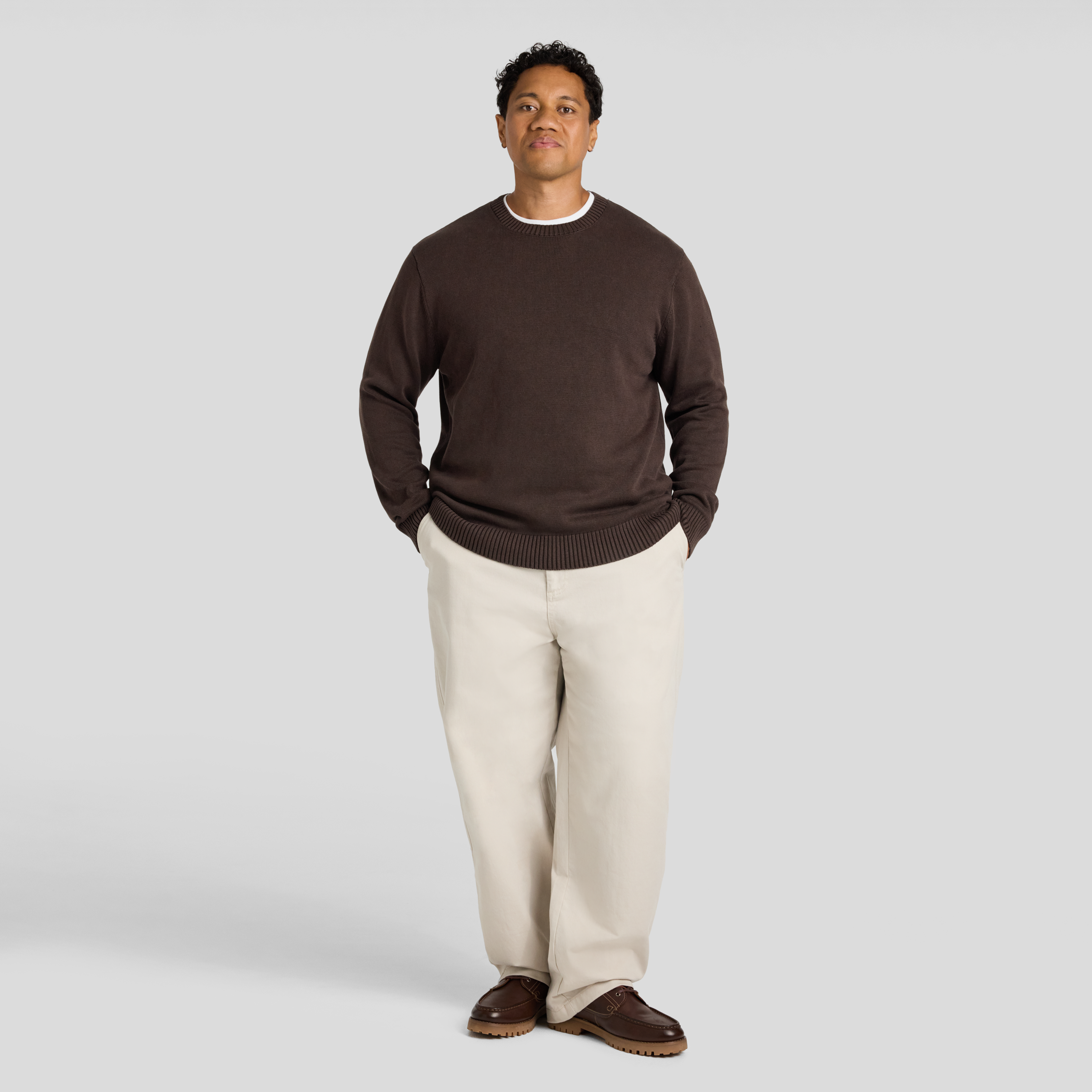 Chocolate Acid Wash Sweater