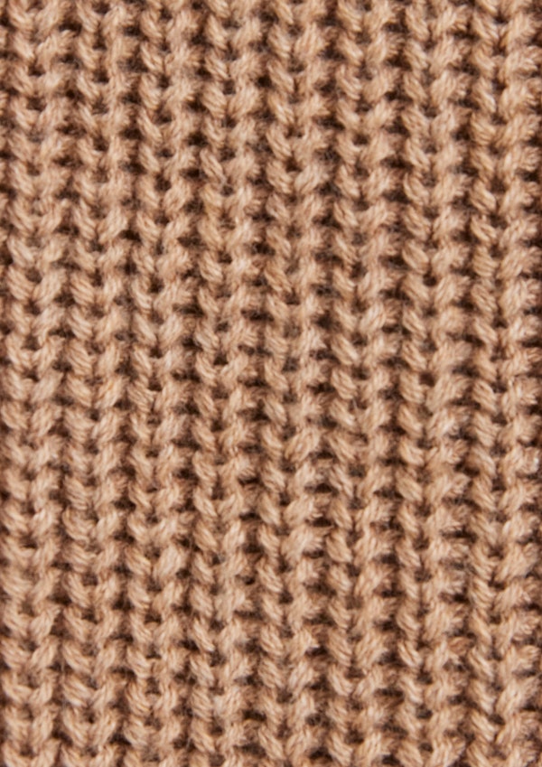 Camel Chuck Rib Cardigan
