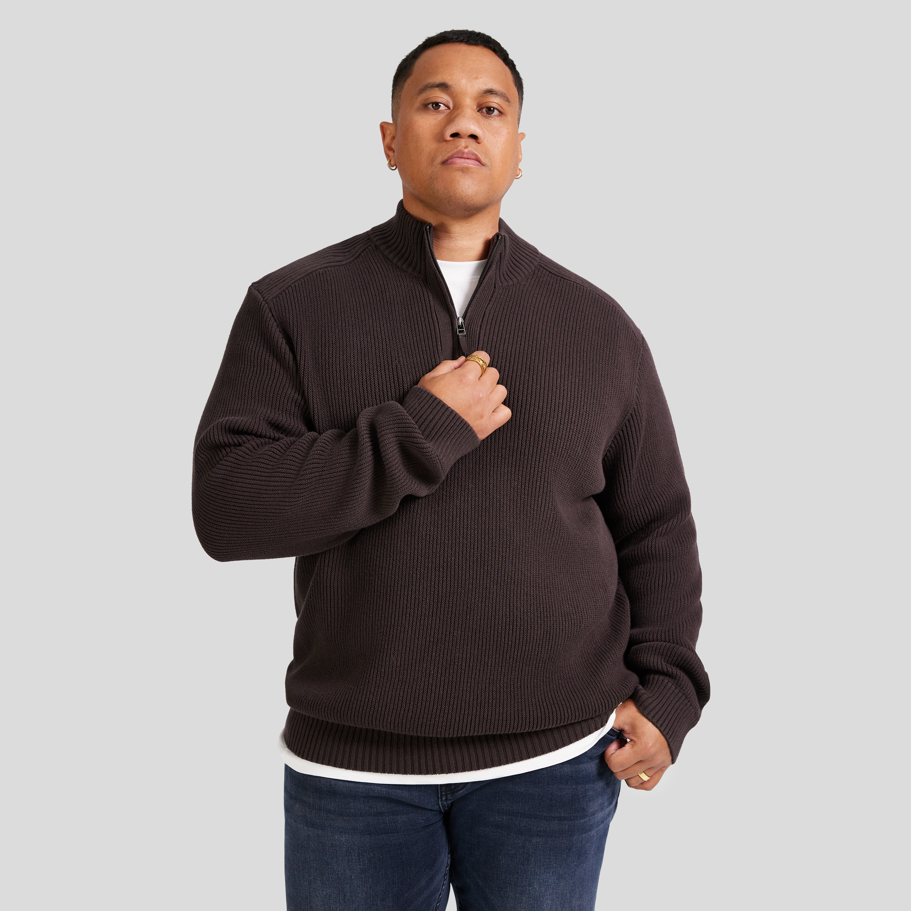 Dempsey 1/4Zip Sweater