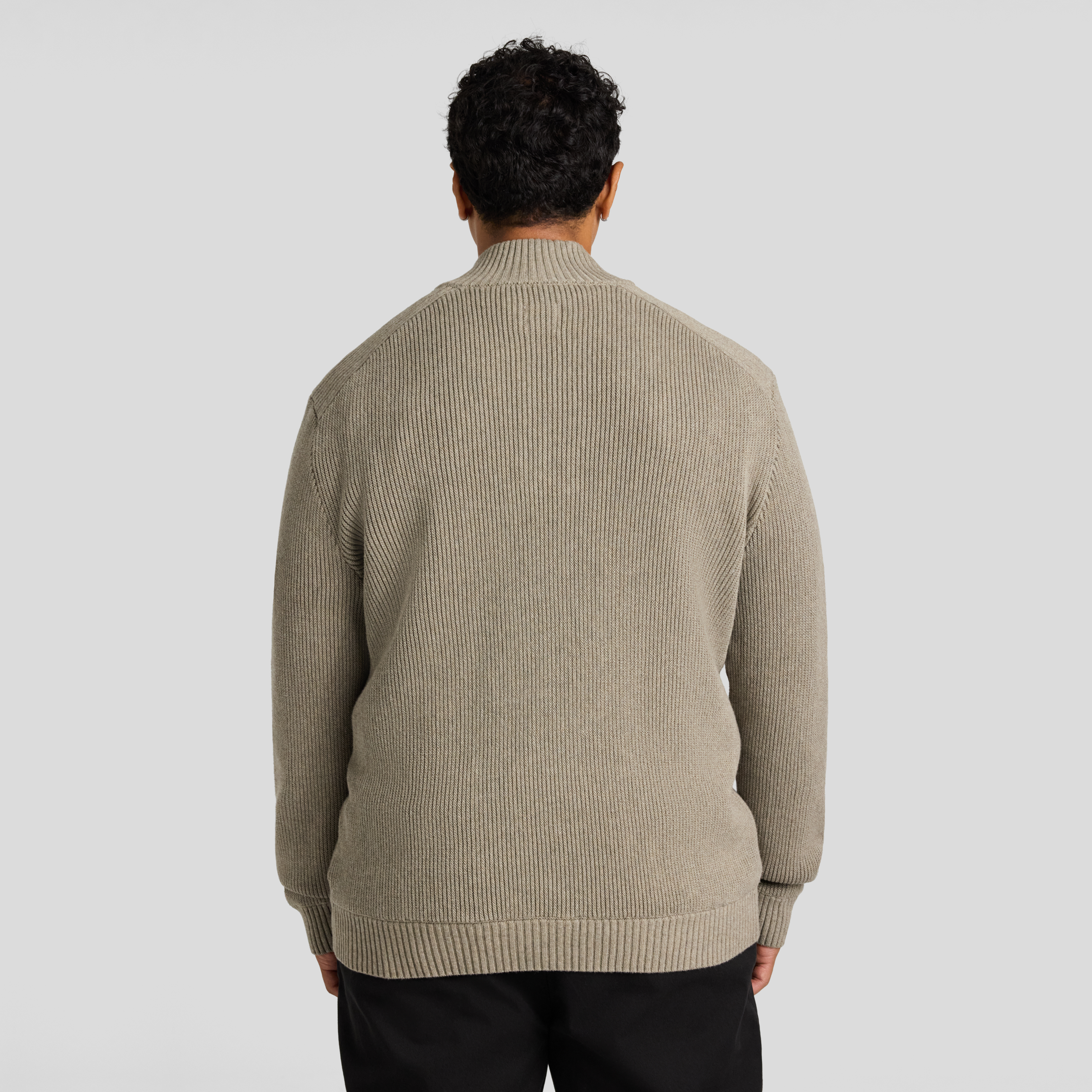 Mushroom Dempsey 1/4Zip Sweater